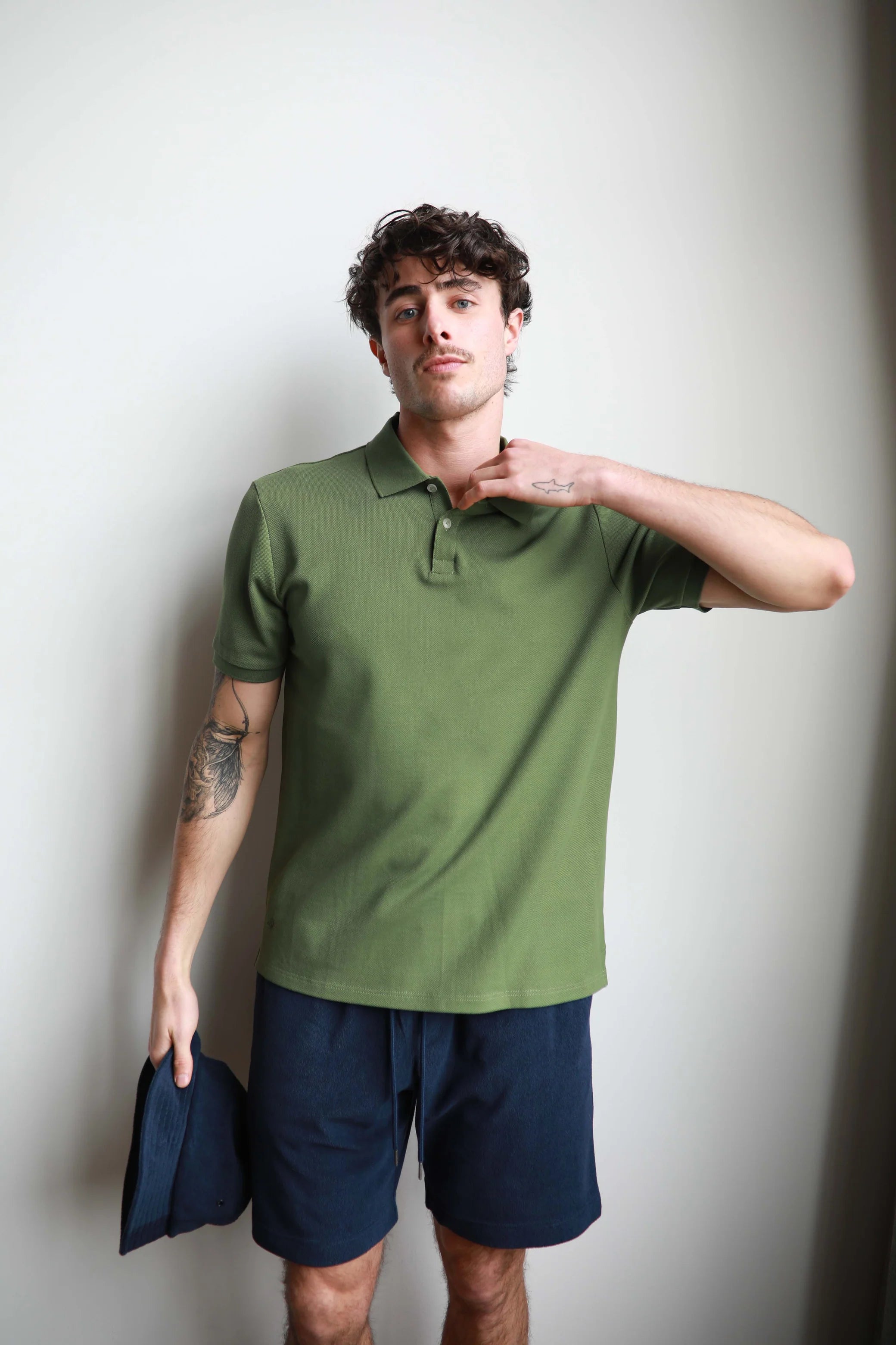 James Harper Polo Textured Cotton