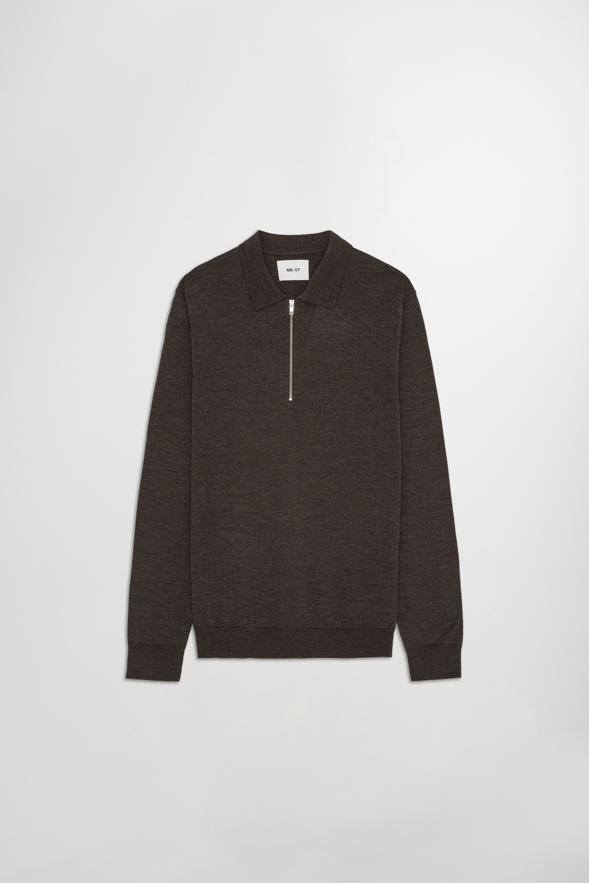 NN07 Sergio Zip Merino Wool Polo