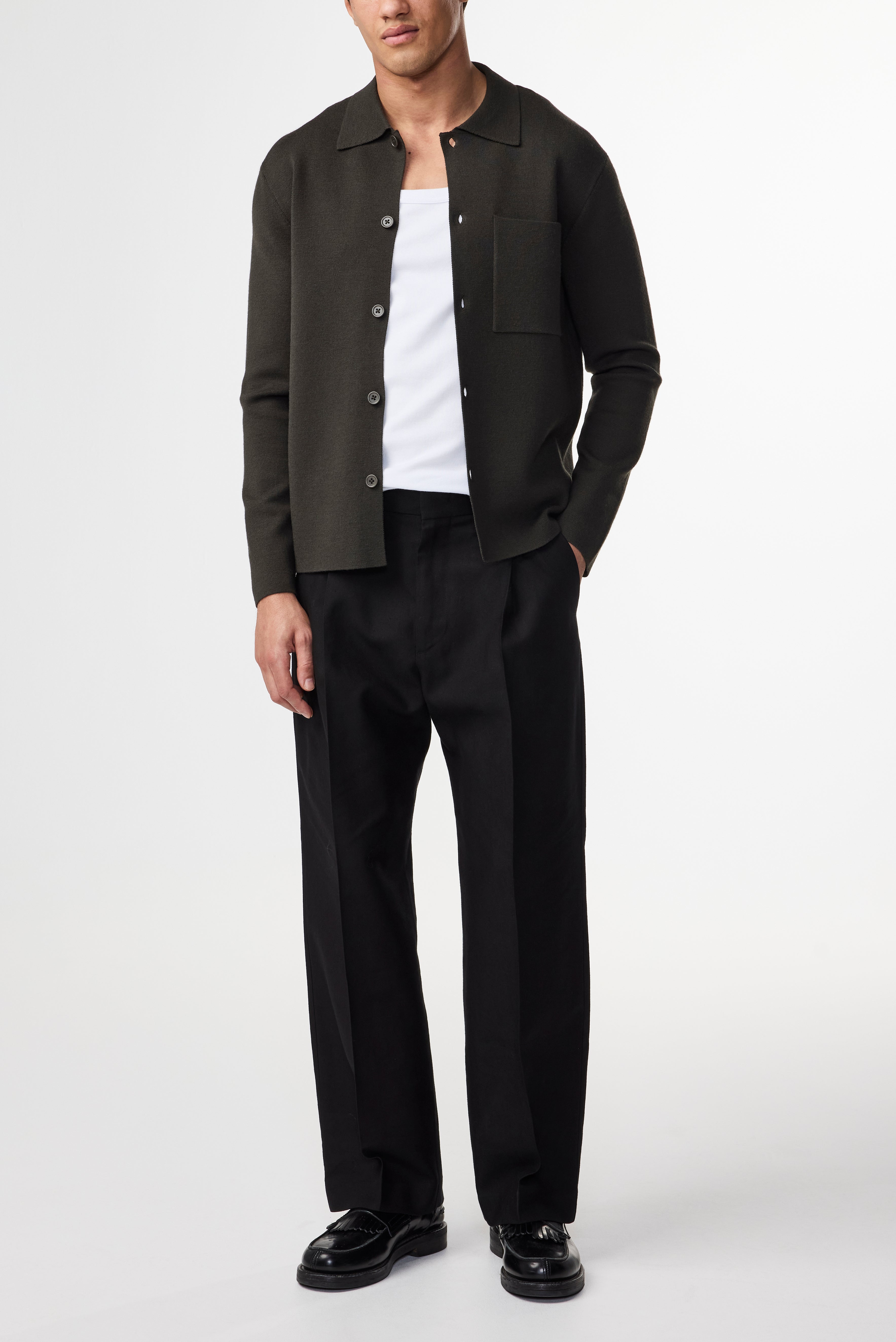 NN07 Jonas Button Down Cardigan