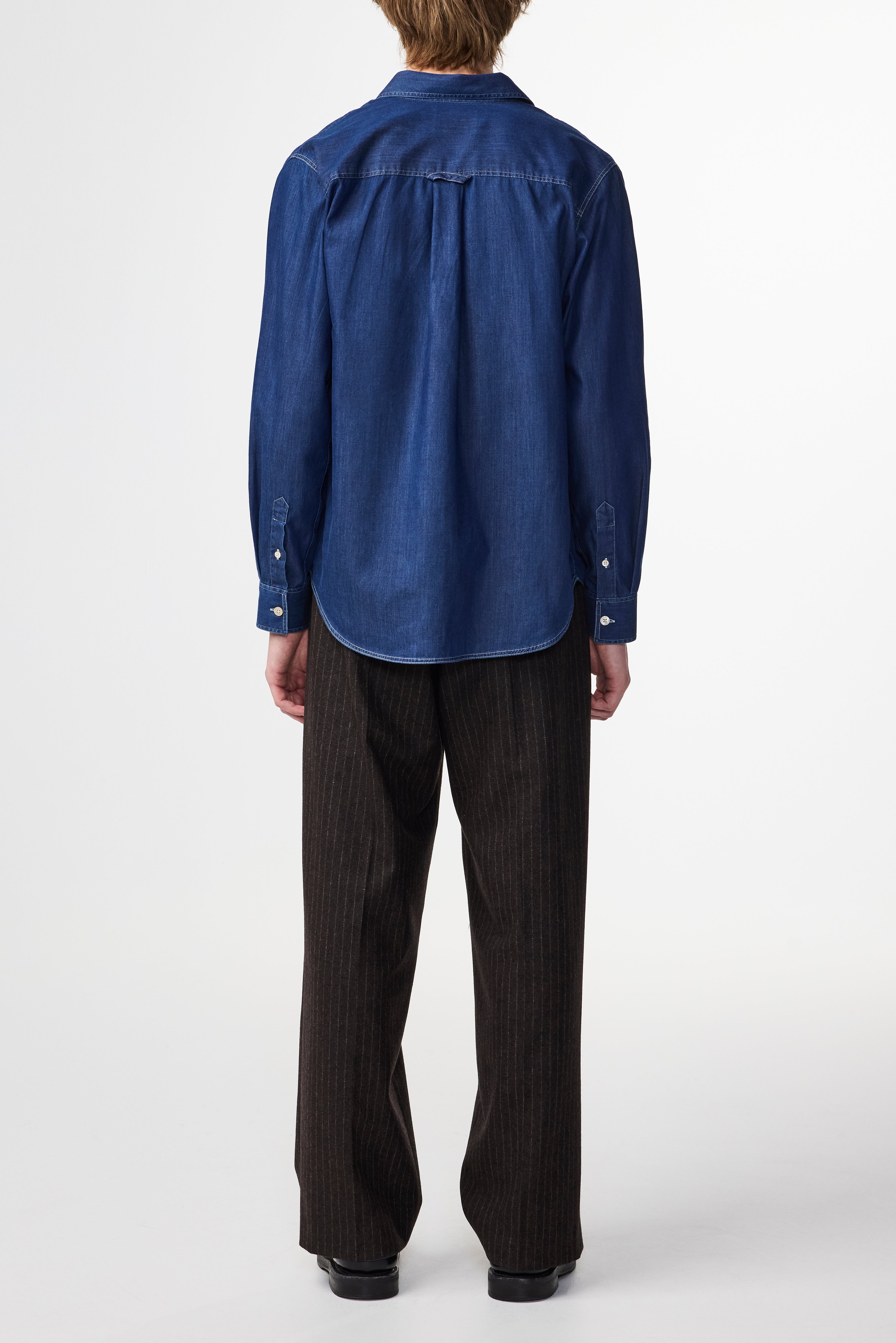 NN07 Colby Shirt Cotton Denim Look
