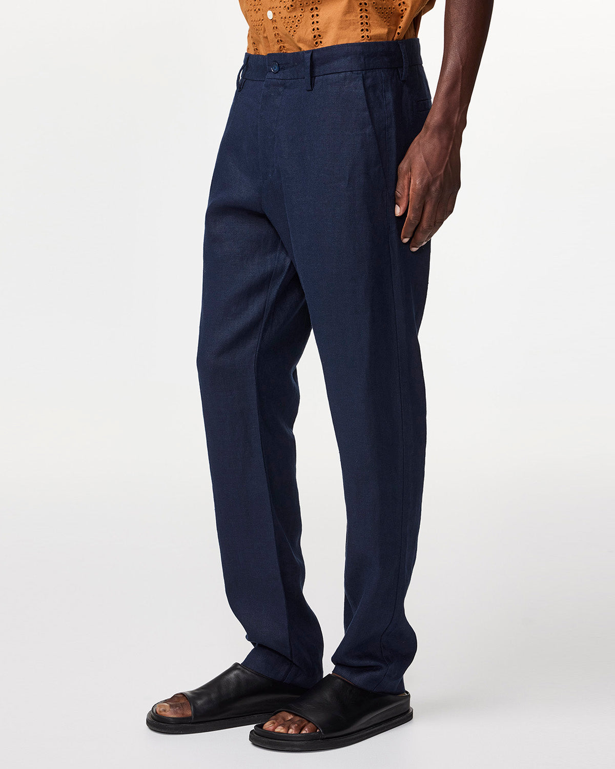 NN07 Theo Linen Trouser
