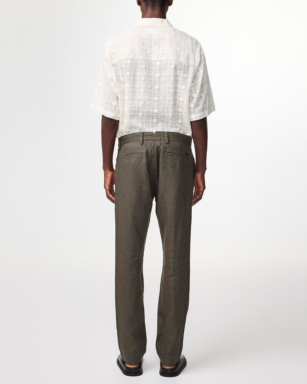 NN07 Theo Linen Trouser