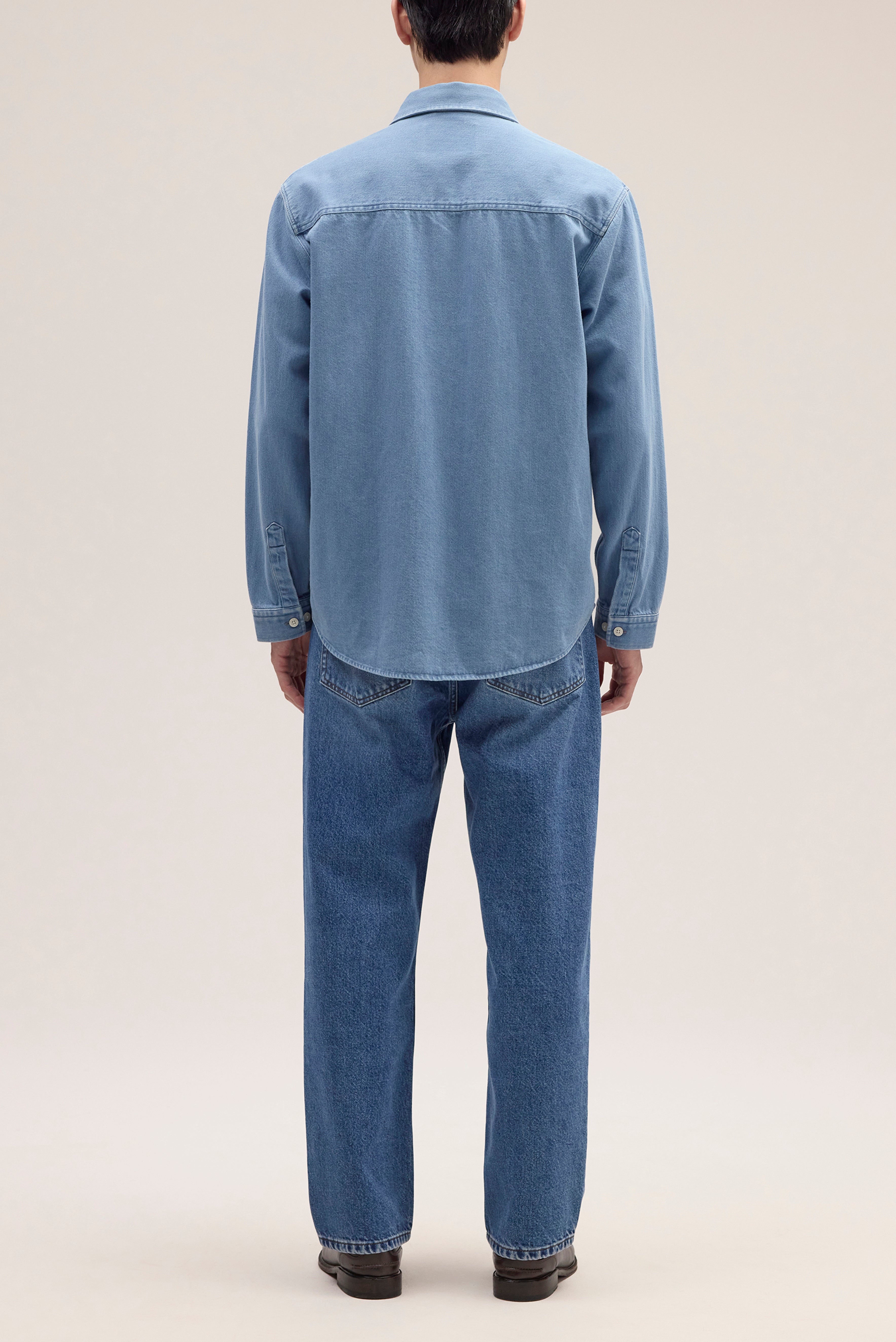 NN07 Casper Shirt Blue Denim