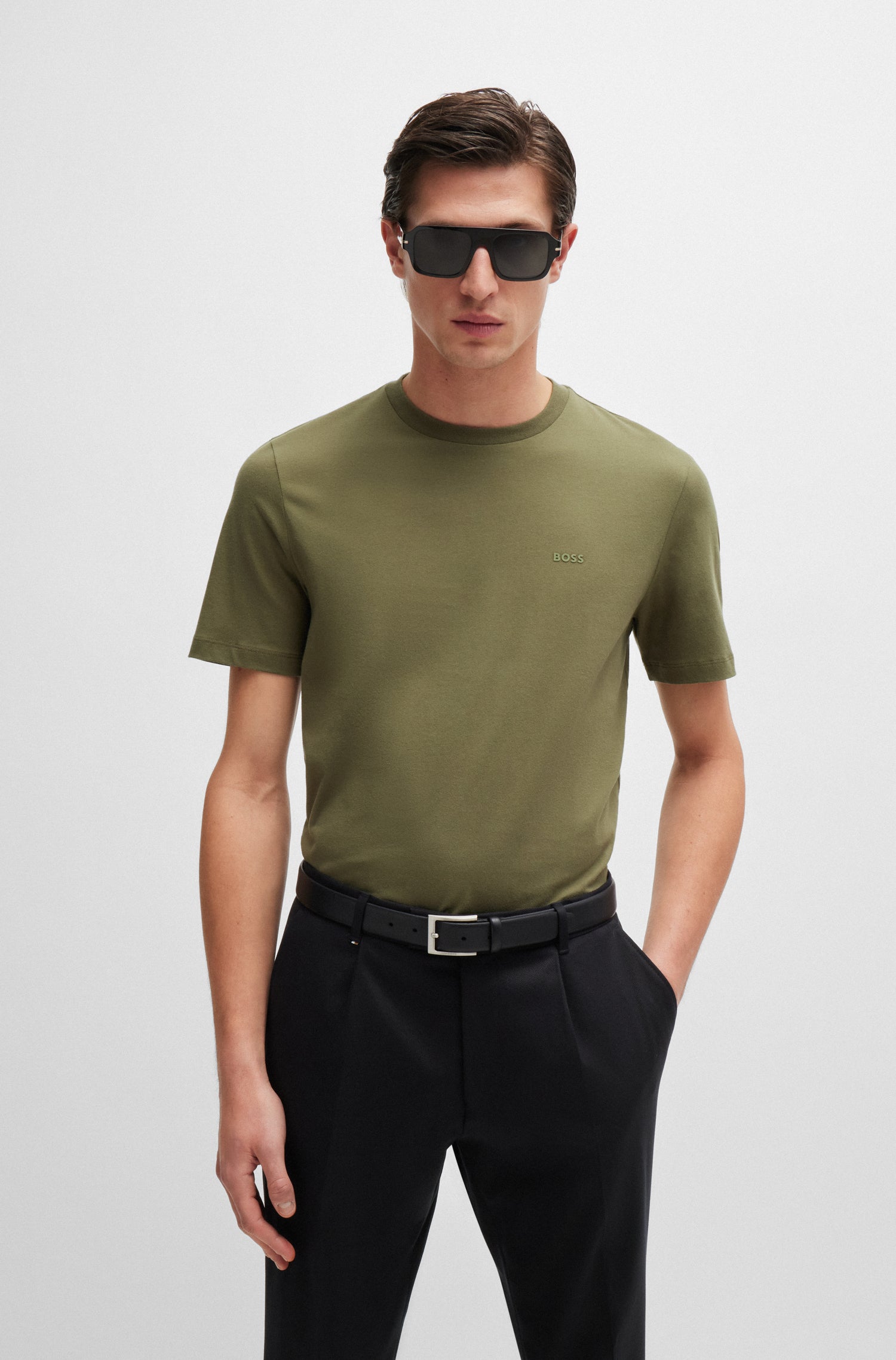BOSS Stretch T-Shirt Pure Cotton