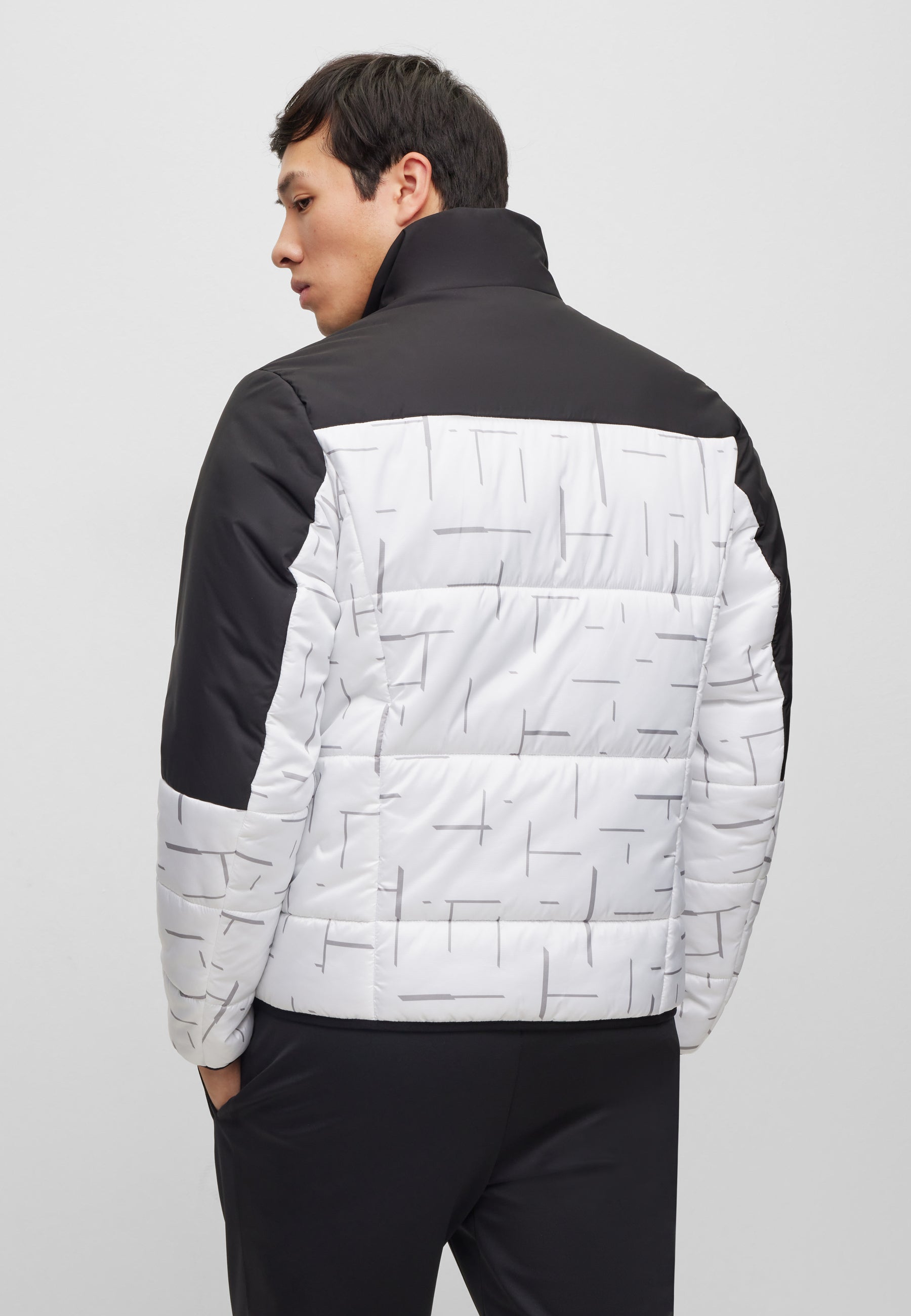 BOSS Regular Fit Water Repellant Padded Jacket