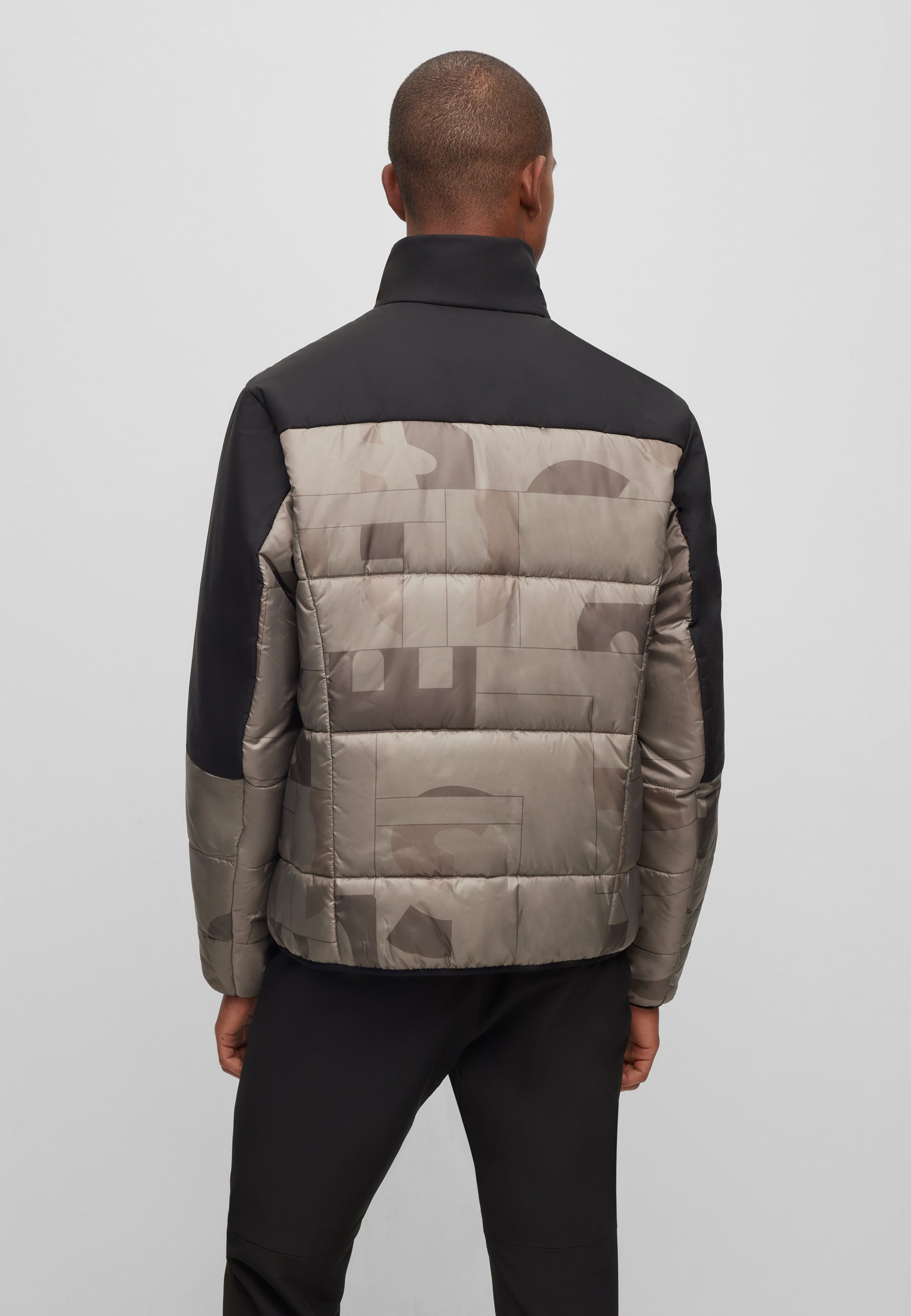 BOSS Regular Fit Water Repellant Padded Jacket