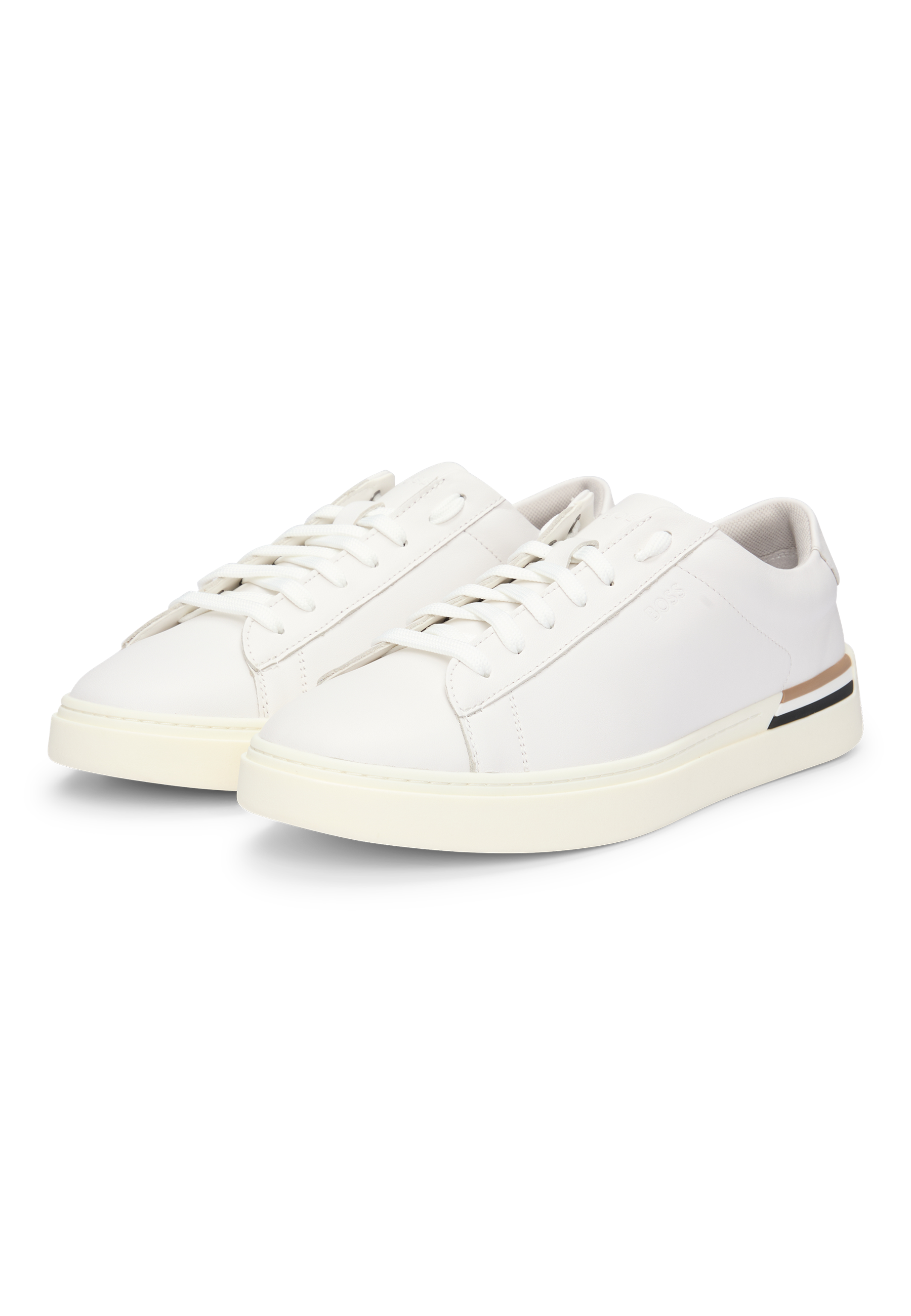 BOSS Icon Stripe Sneaker Leather Upper