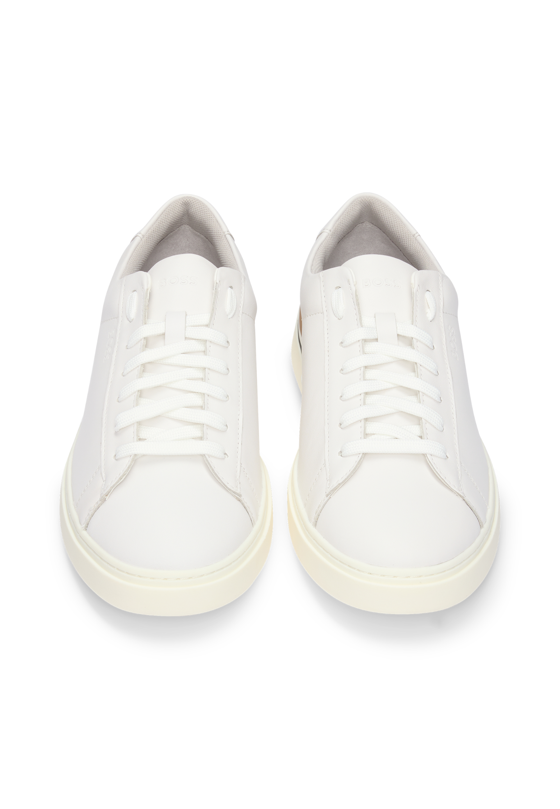 BOSS Icon Stripe Sneaker Leather Upper