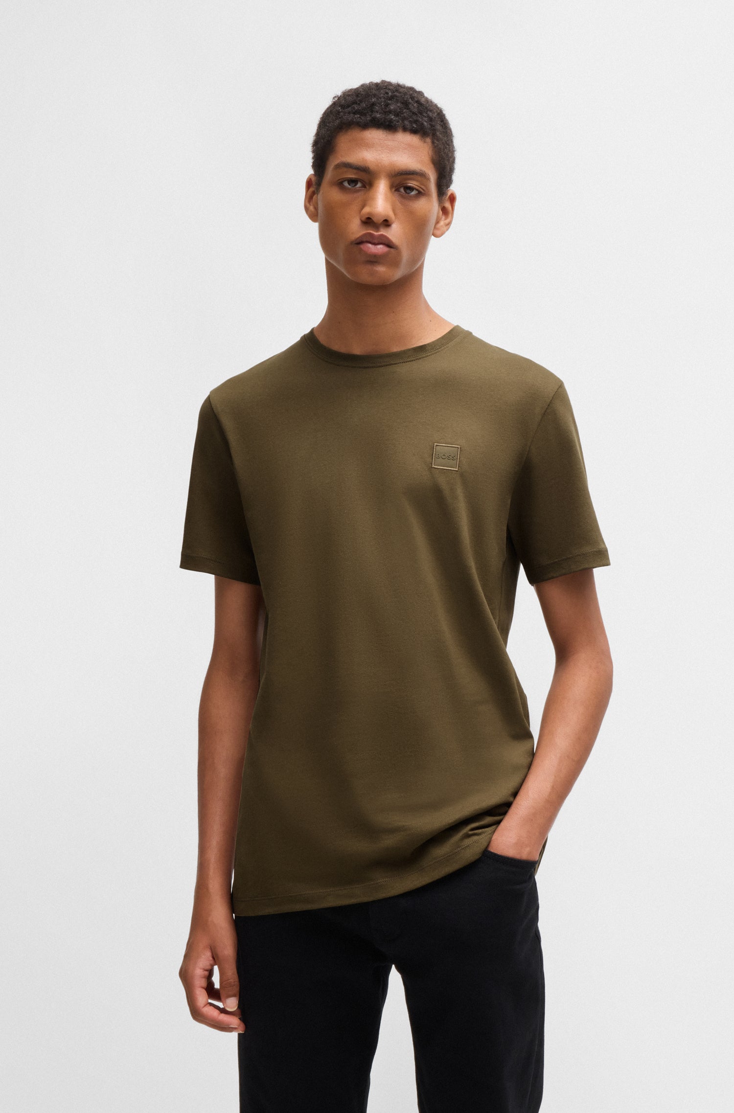 BOSS Mid Weight T-Shirt Pure Cotton