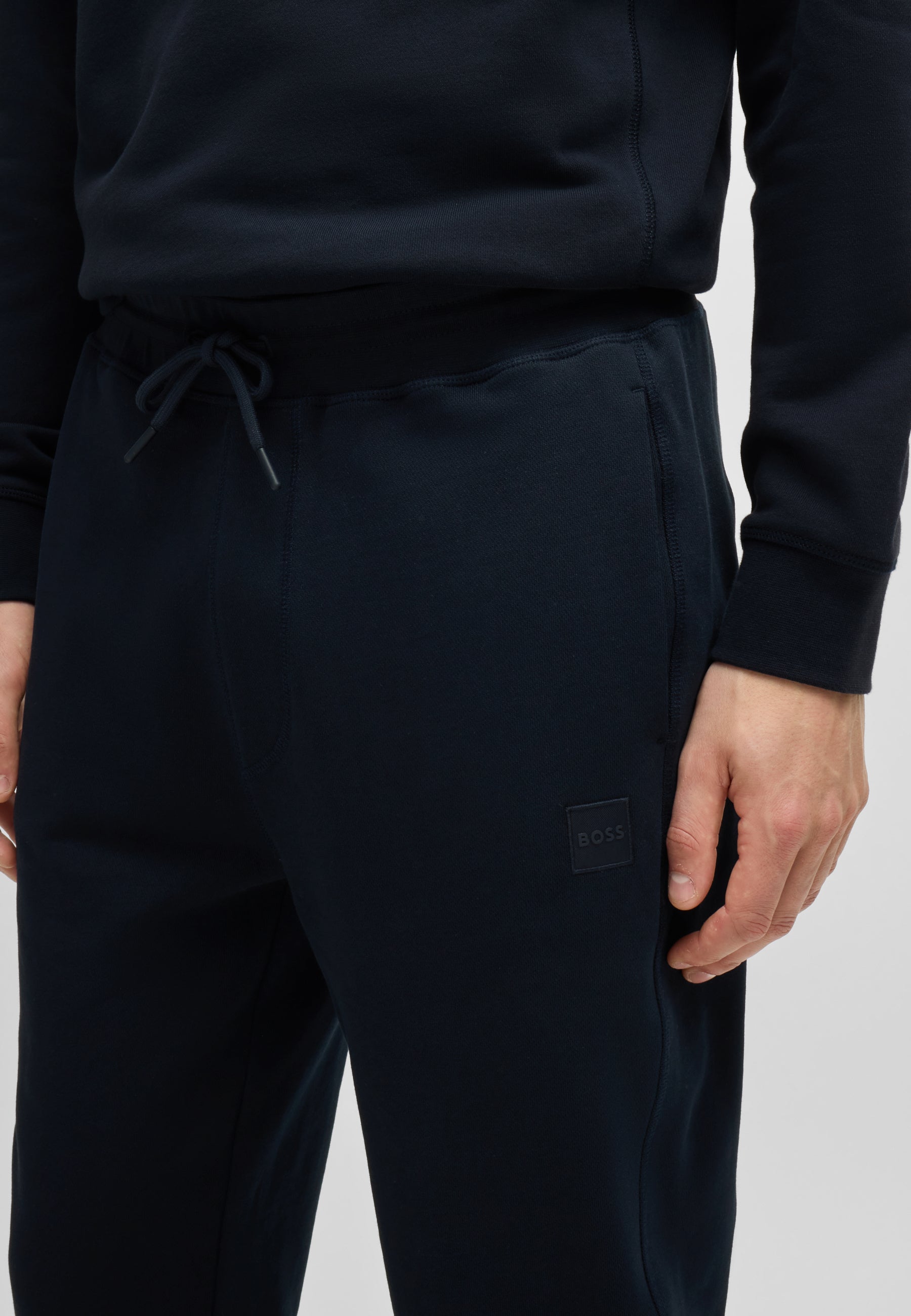 BOSS Regular Fit Tracksuit Bottom Pure Cotton