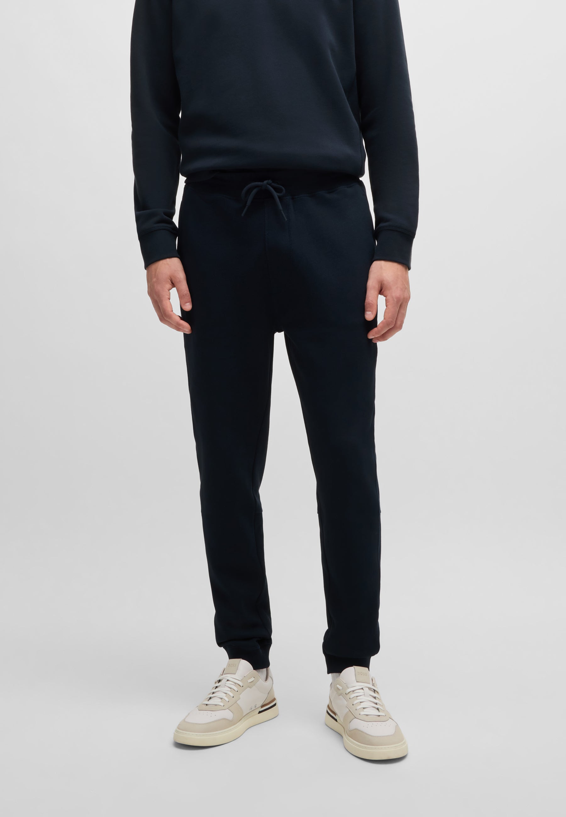 BOSS Regular Fit Tracksuit Bottom Pure Cotton