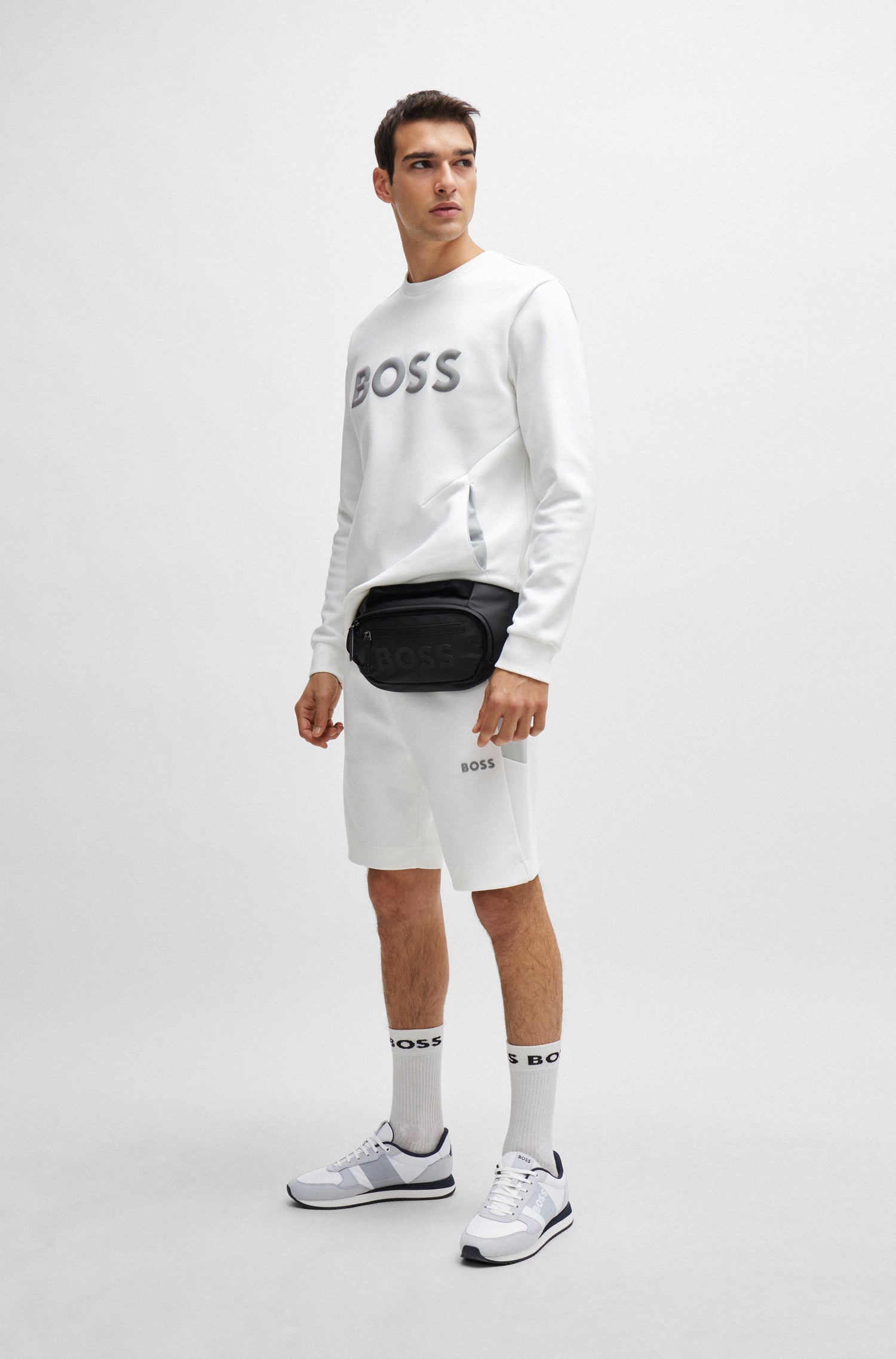 BOSS Regular Fit Jersey Short Cotton Stretch