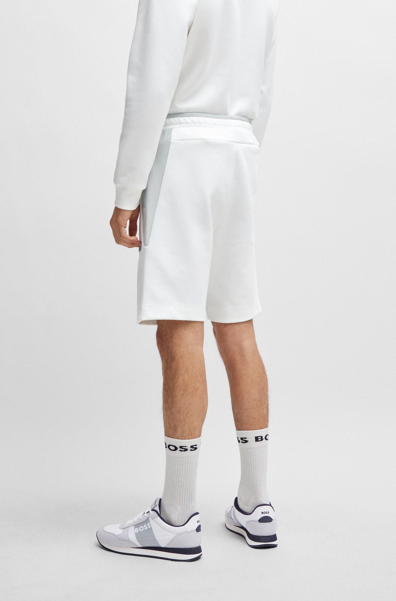 BOSS Regular Fit Jersey Short Cotton Stretch