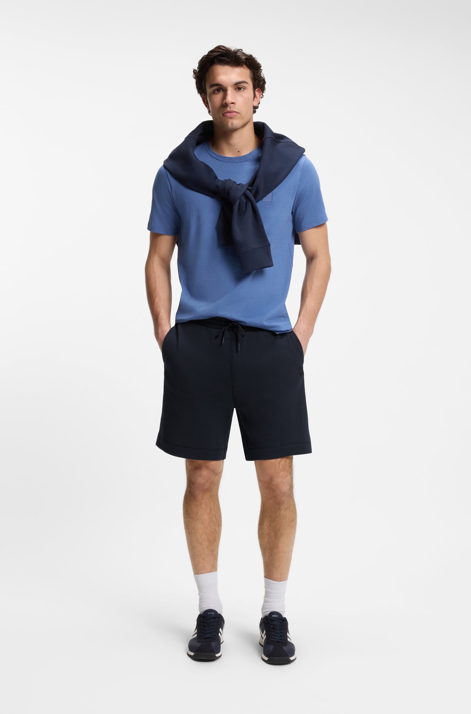 BOSS Terry Cotton Short Pure Cotton