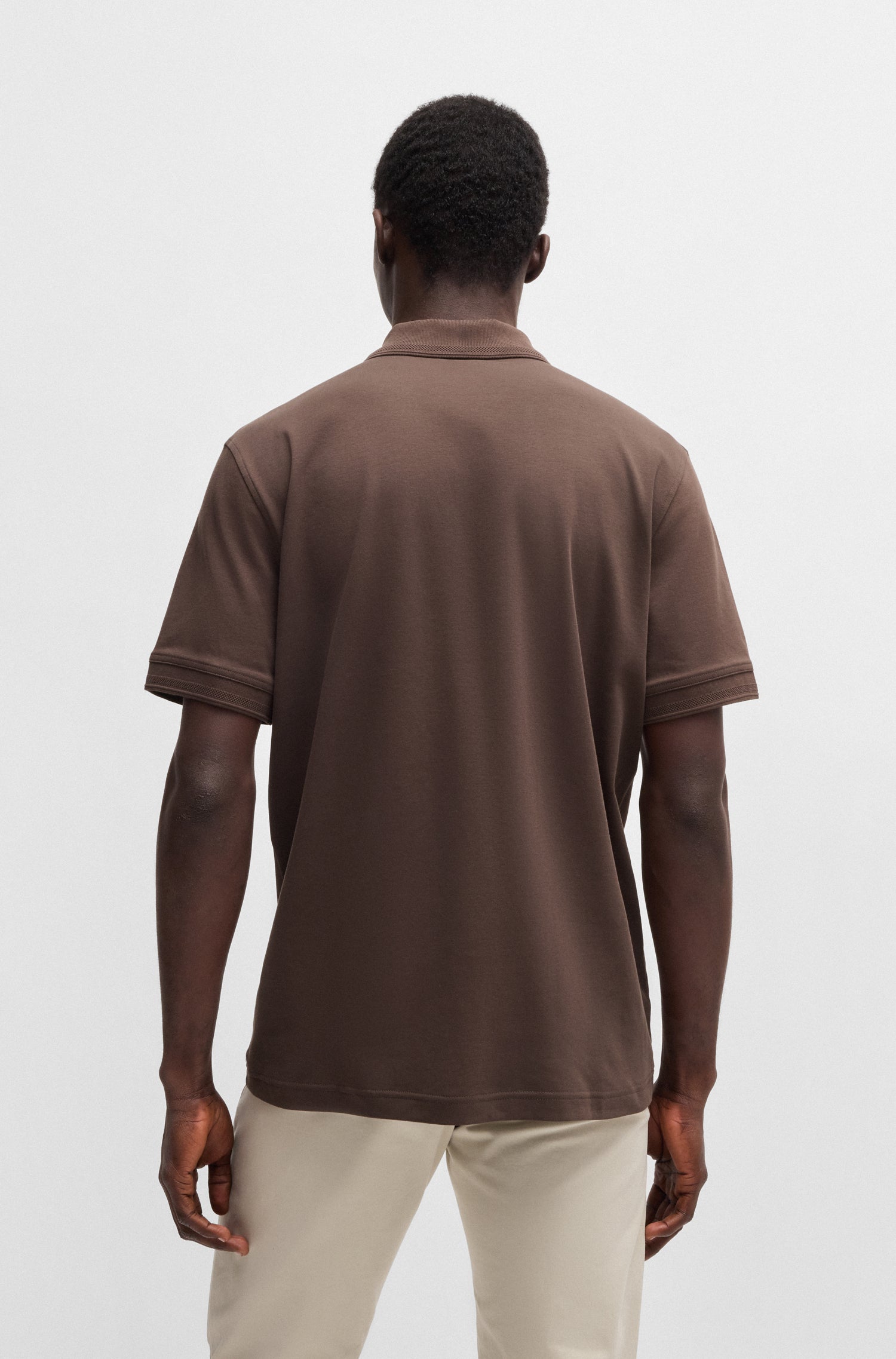 BOSS Polo Shirt Pure Cotton Stretch