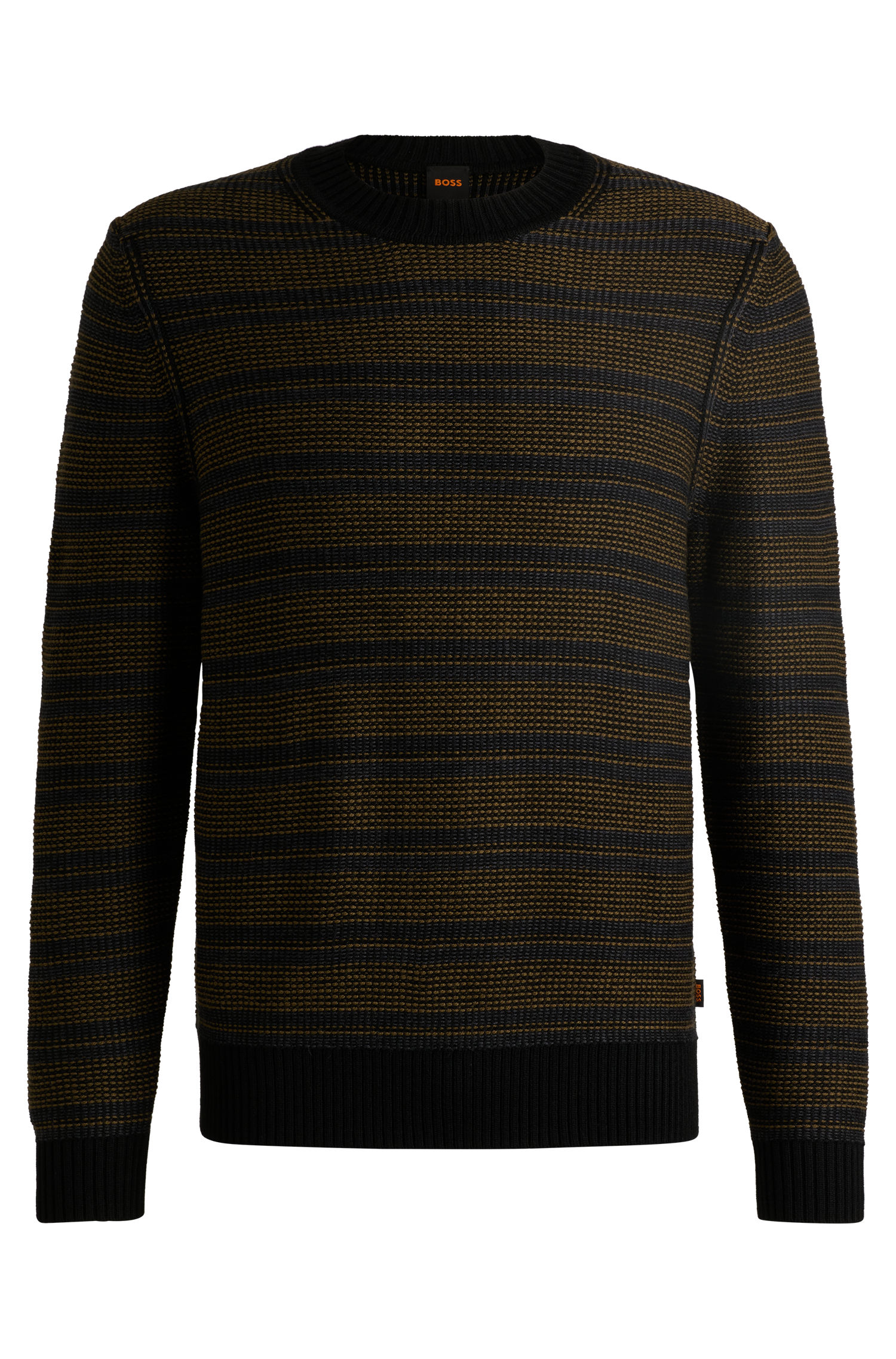 BOSS Regular Fit Knit Wool Blend