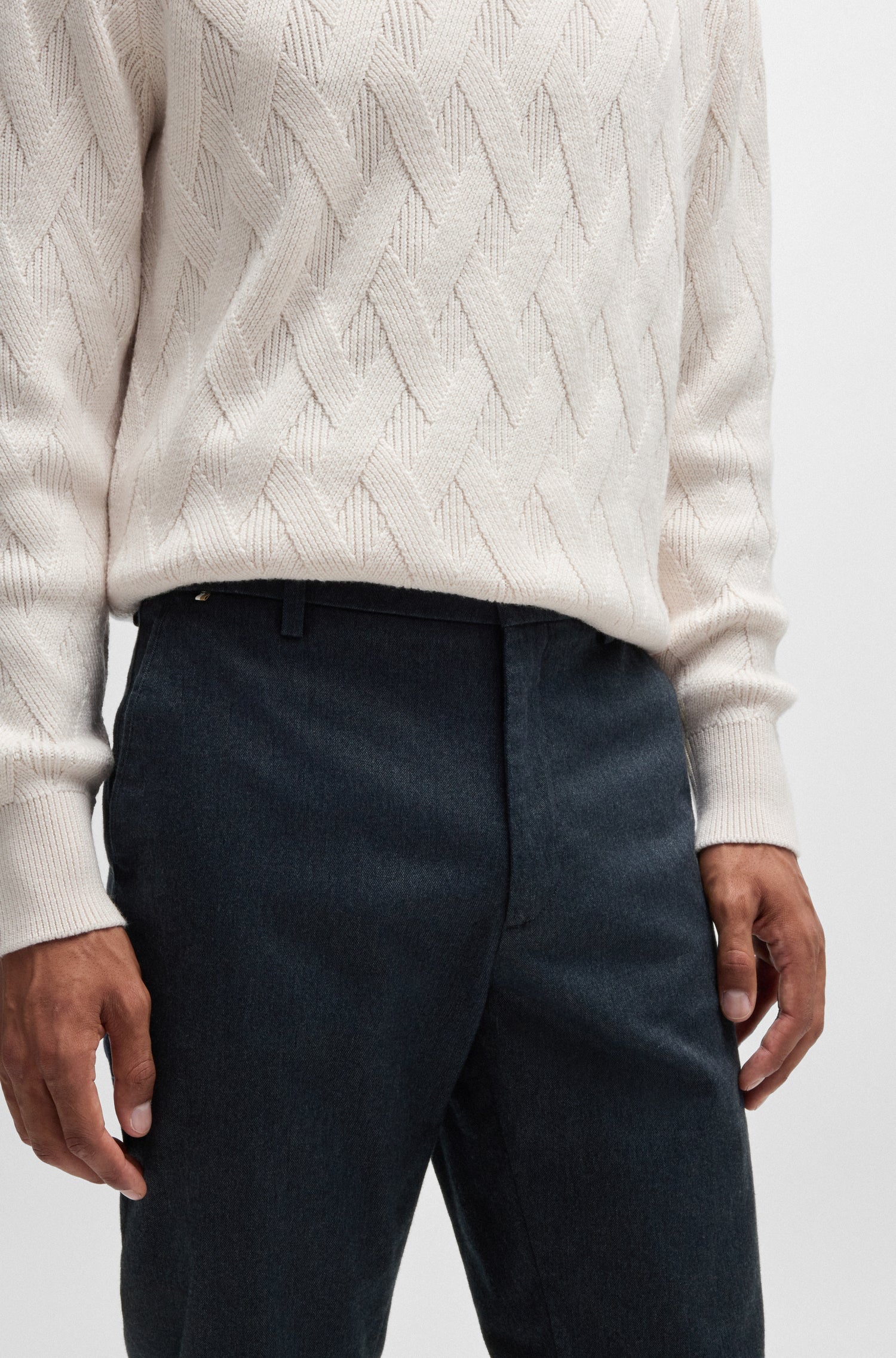 BOSS Regular Fit Chino Cotton Twill