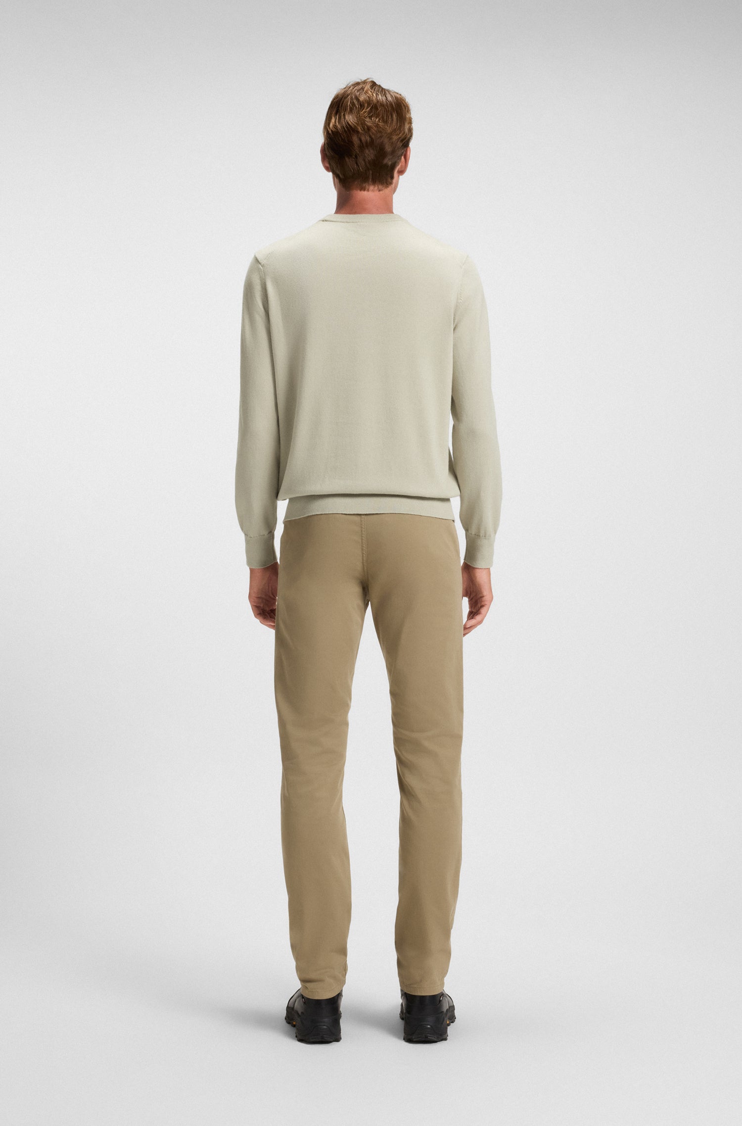 BOSS Crewneck Knit Cotton Cashmere