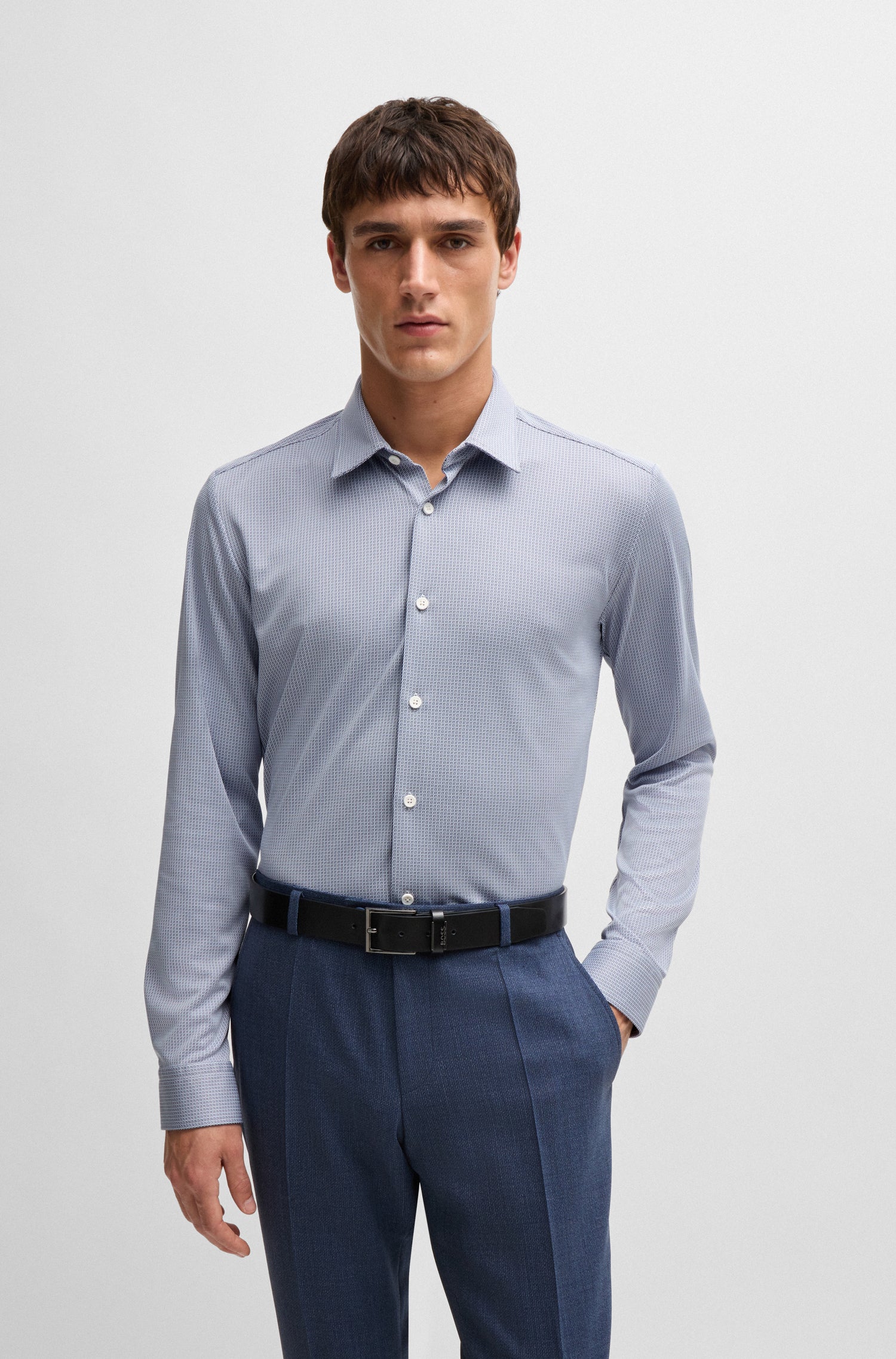 BOSS Slim Fit Shirt Performance Stetch