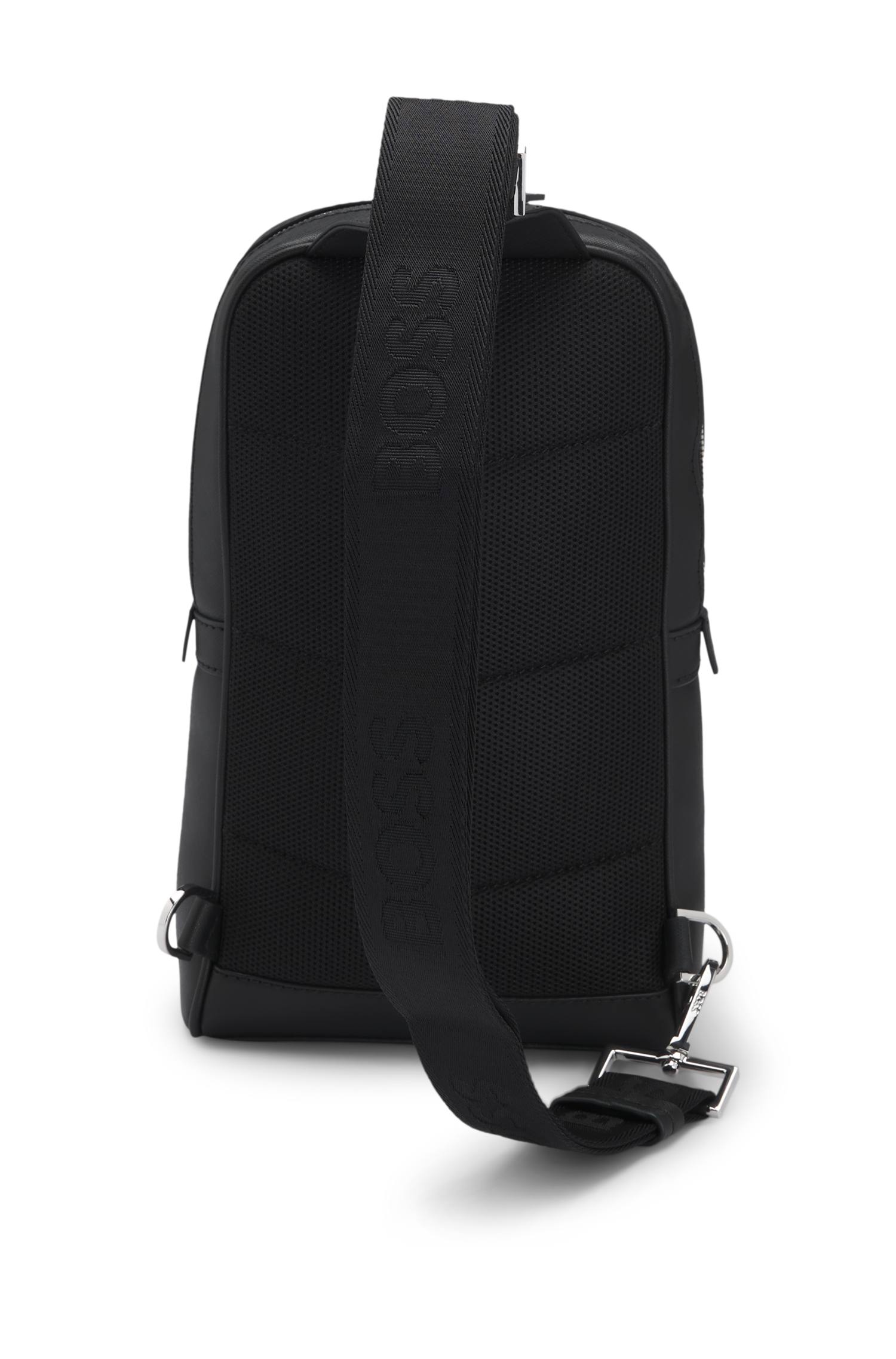 BOSS Structured Mono Strap Backpack With Foil Logo