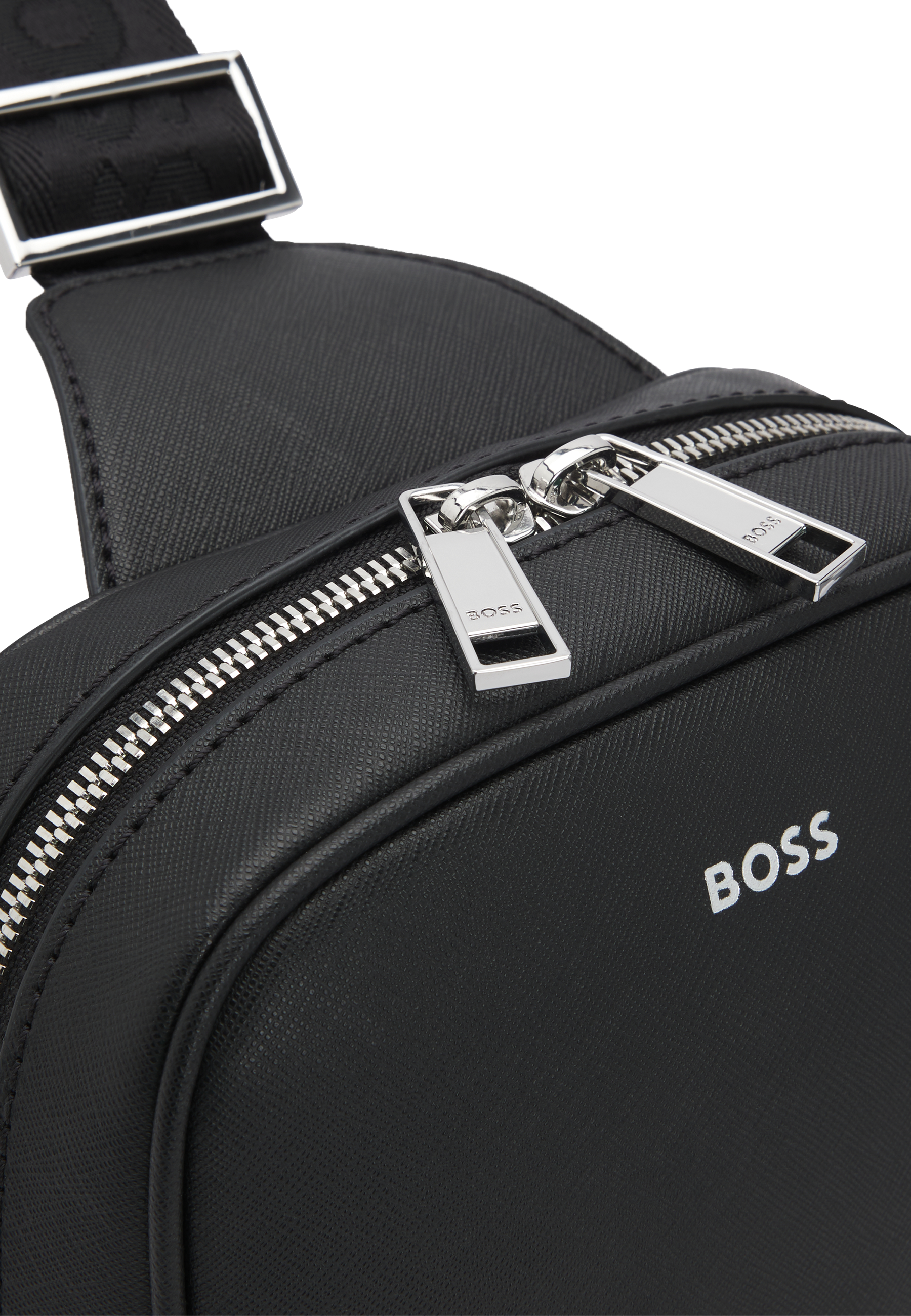 BOSS Structured Mono Strap Backpack With Foil Logo