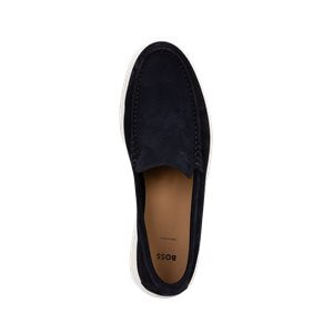 BOSS Suede Loafers Contrast Outsole