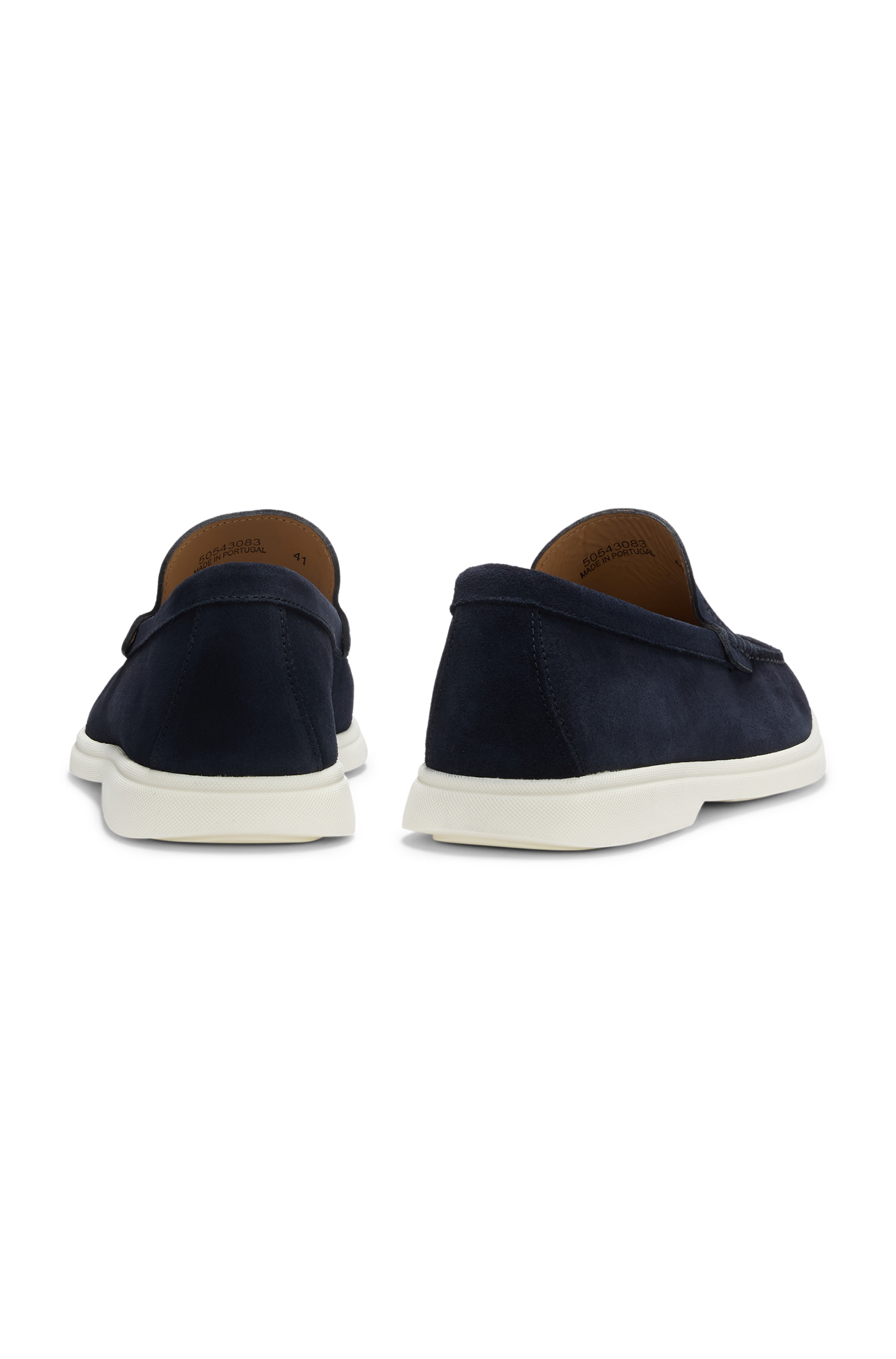 BOSS Suede Loafers Contrast Outsole