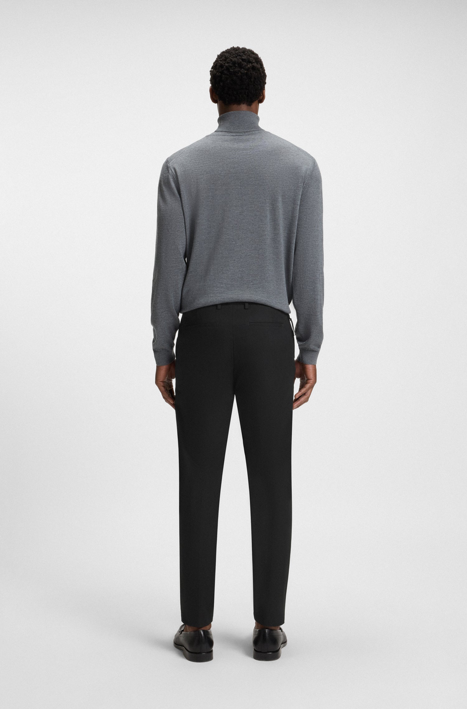BOSS Slim Fit Trouser Stretch Cotton Blend