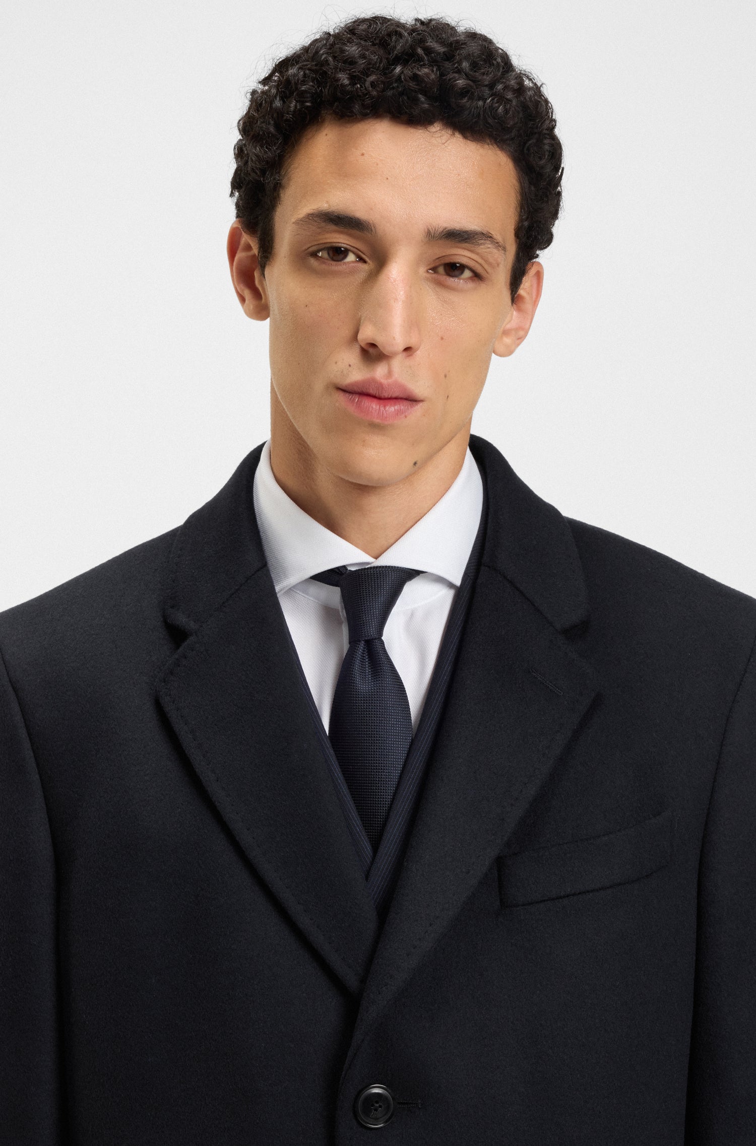 BOSS Over Coat Wool Cashmere Blend