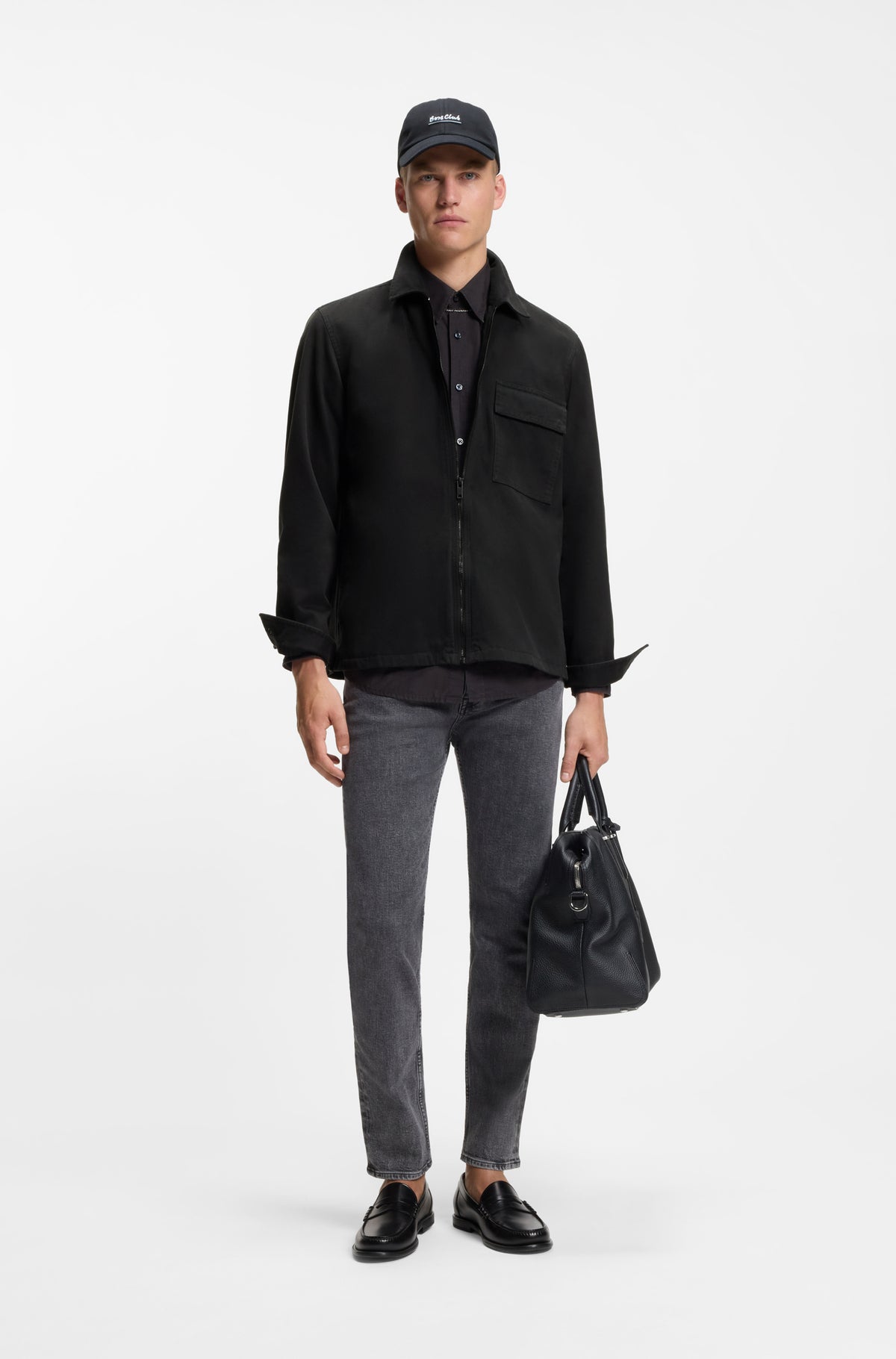 BOSS Jacket Cotton Twill