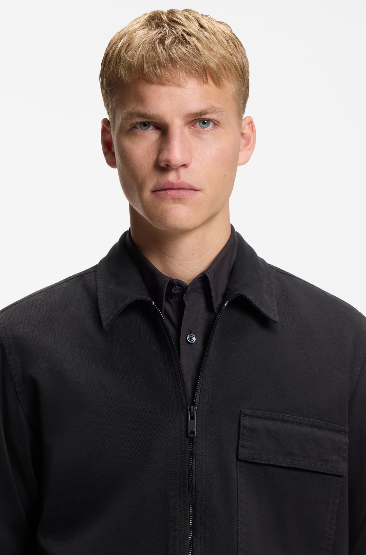 BOSS Jacket Cotton Twill