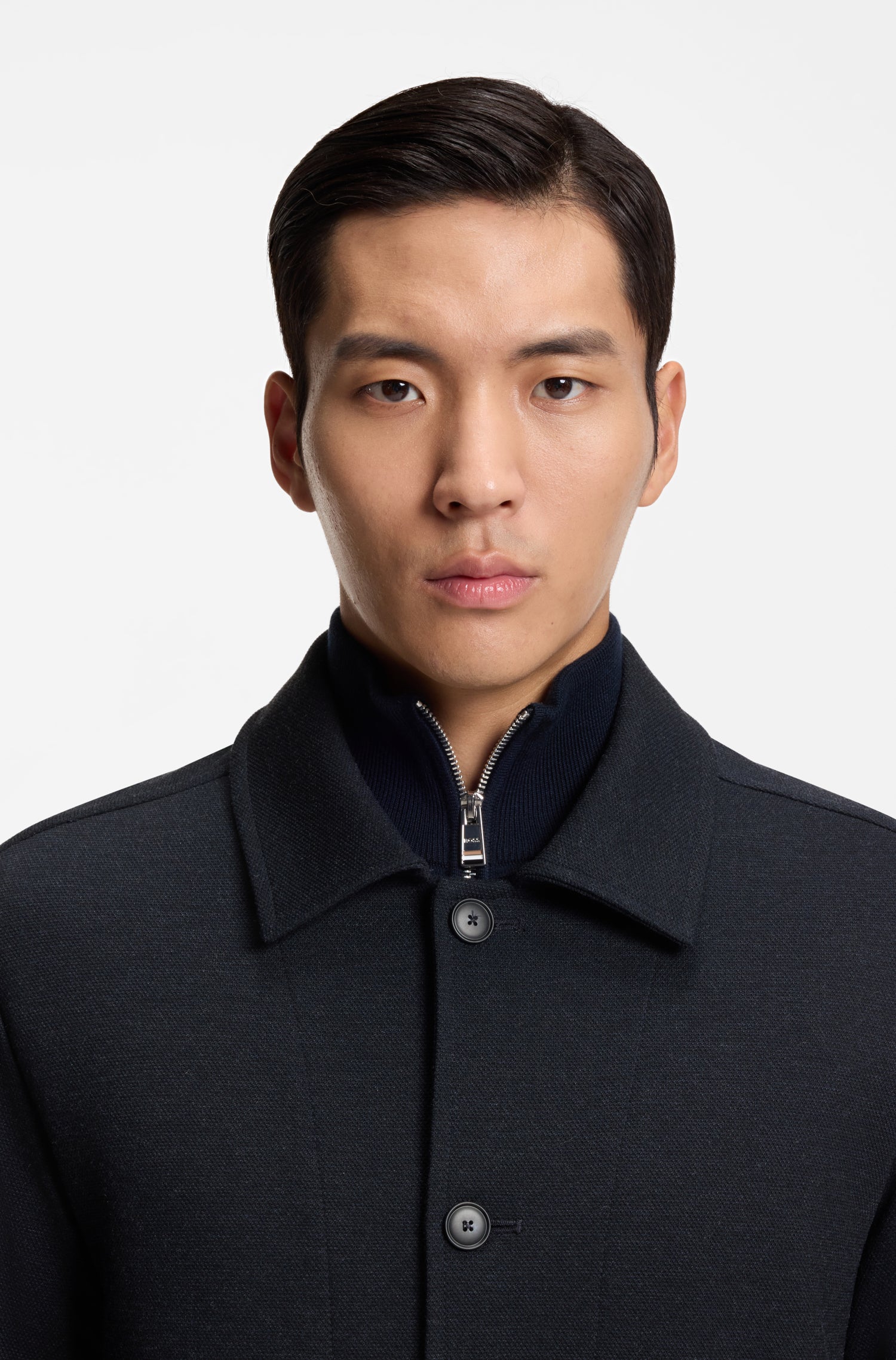 BOSS Over Shirt Jacket Tech Stretch Material