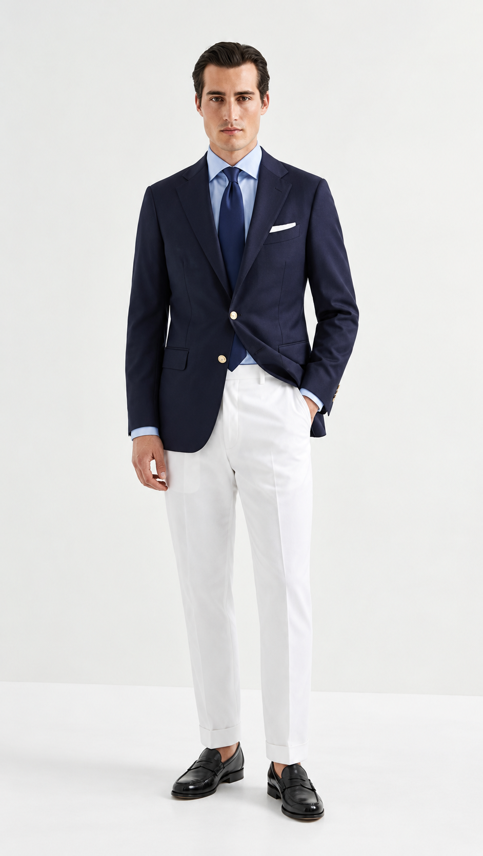 Corneliani CC Blazer Gold Buttons