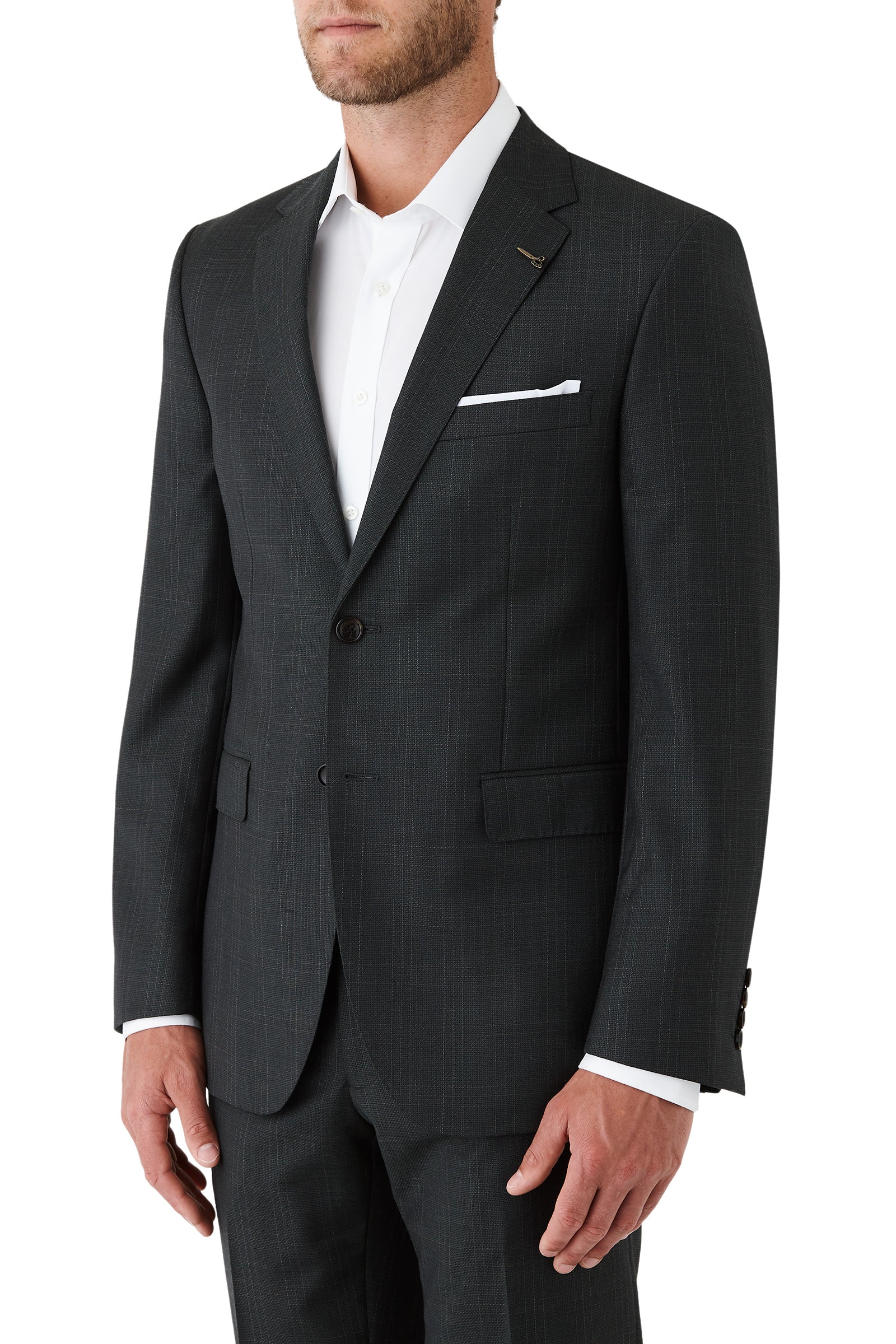 Joe Black Suit Regular Fit Pure Merino Wool