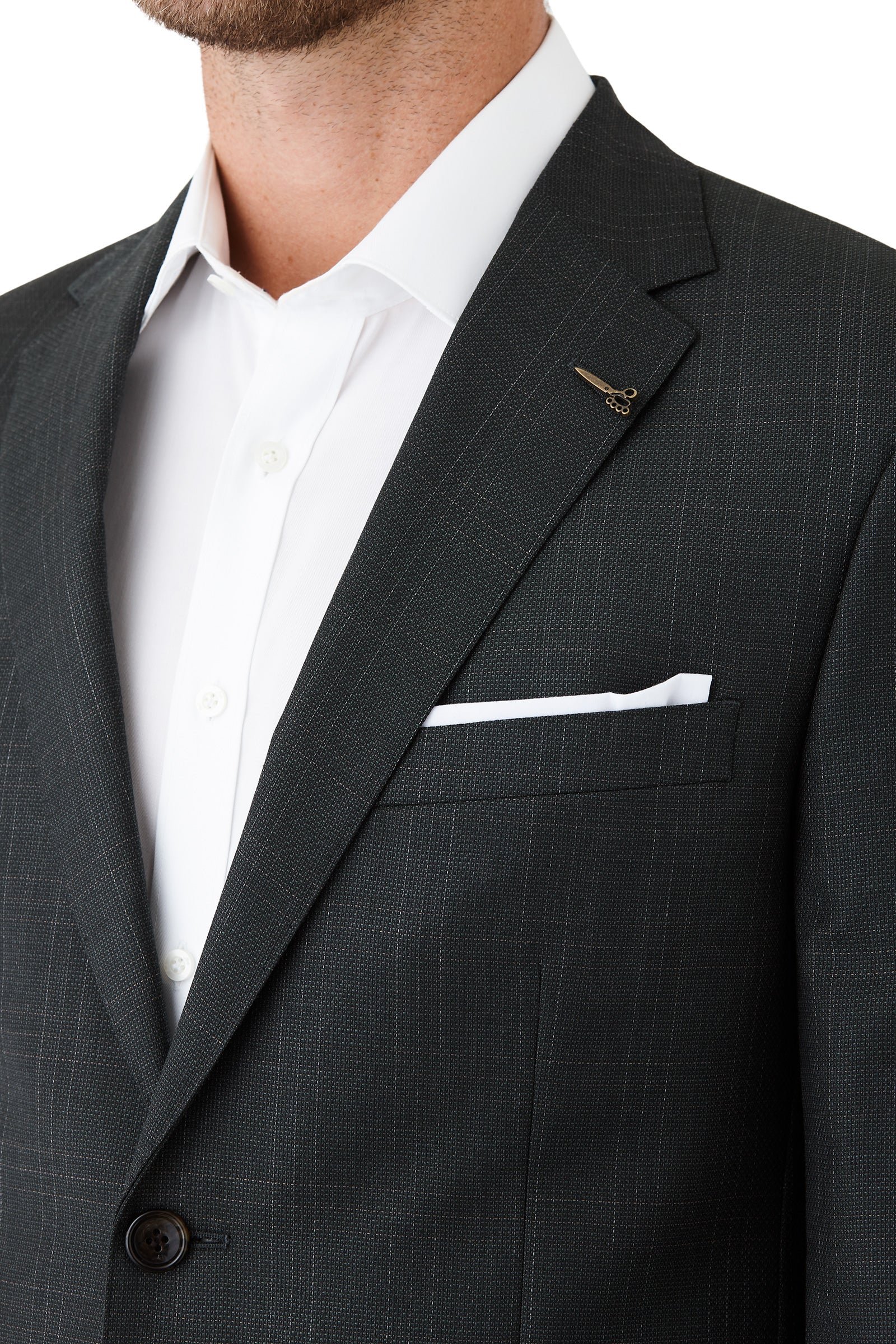 Joe Black Suit Regular Fit Pure Merino Wool