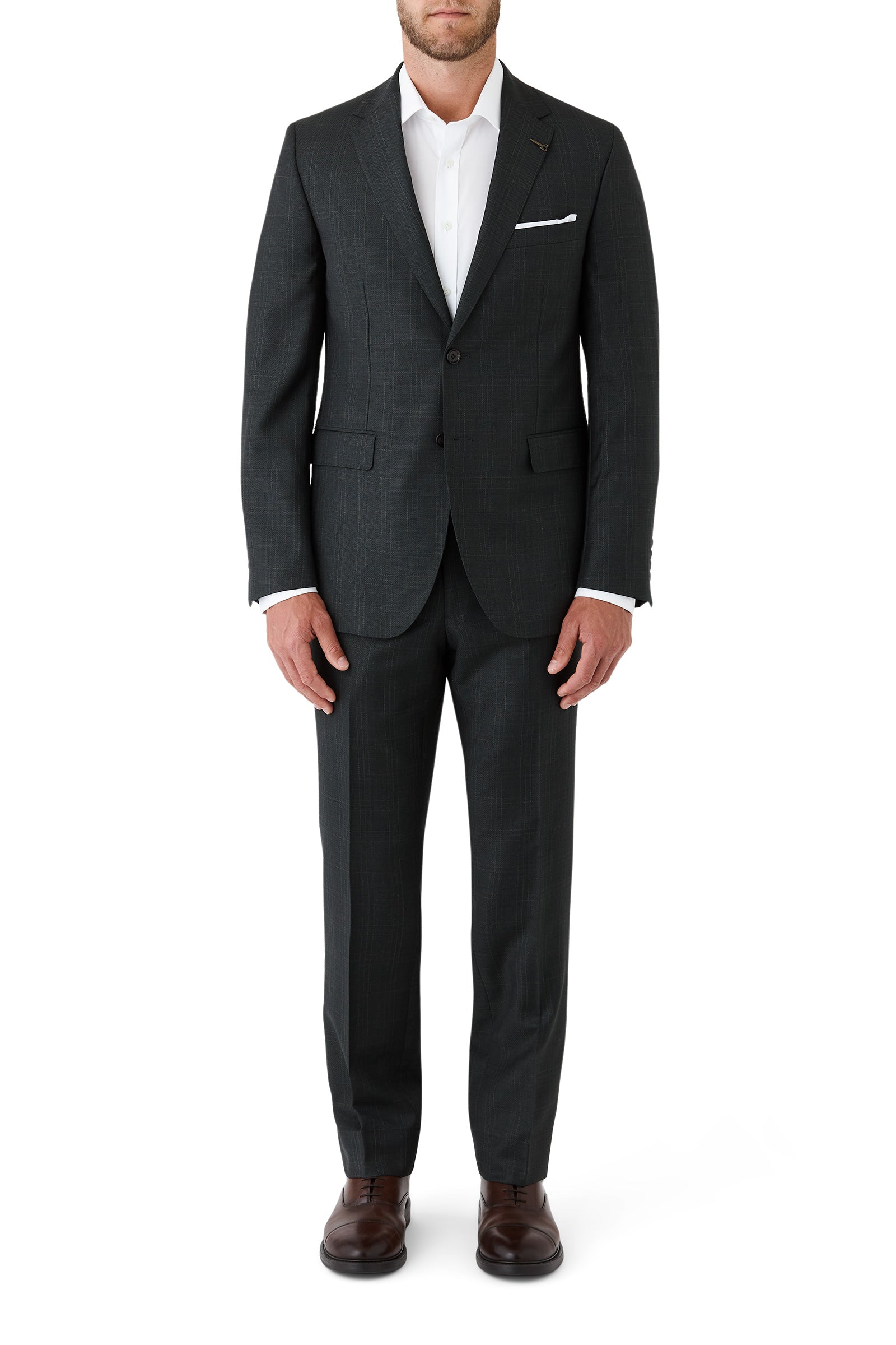 Joe Black Suit Regular Fit Pure Merino Wool