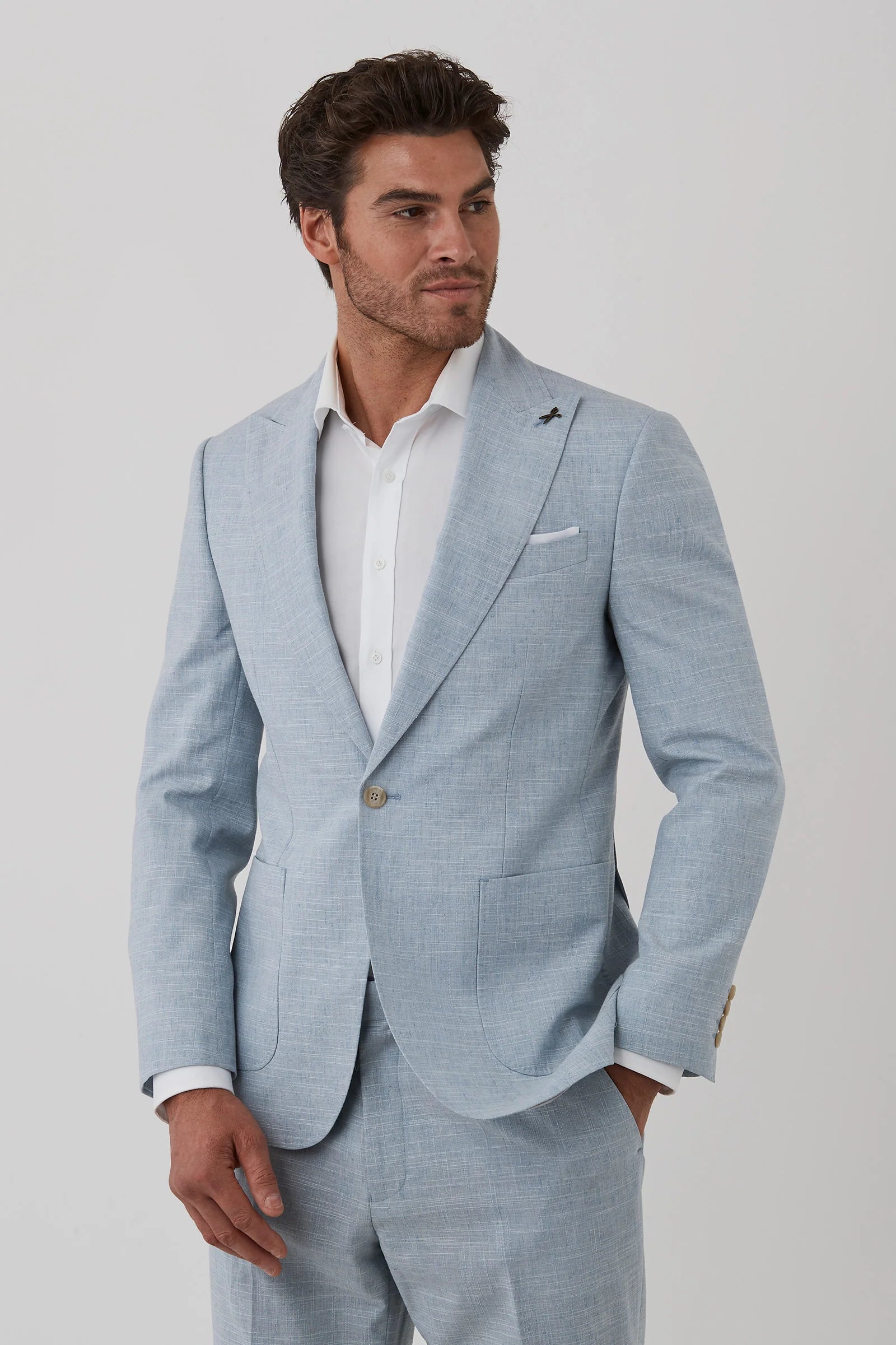 Joe Black Suit Linen Blend