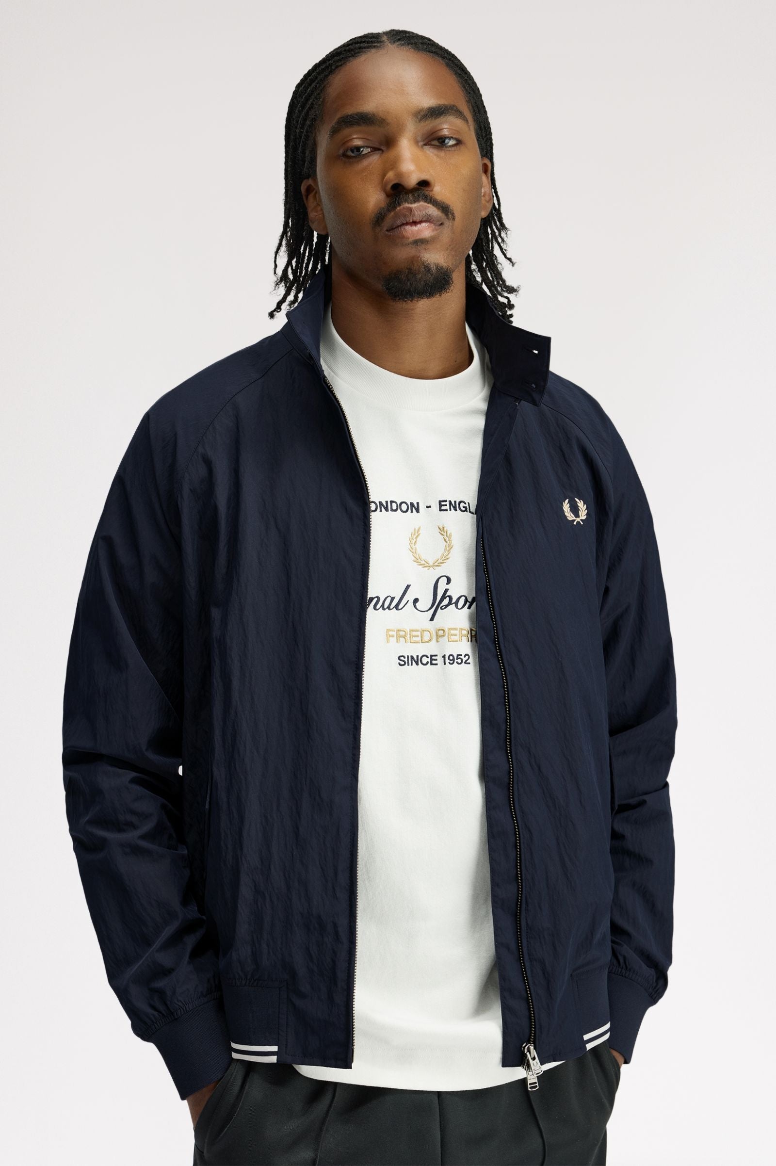Fred Perry Crinkle Harrington Jacket