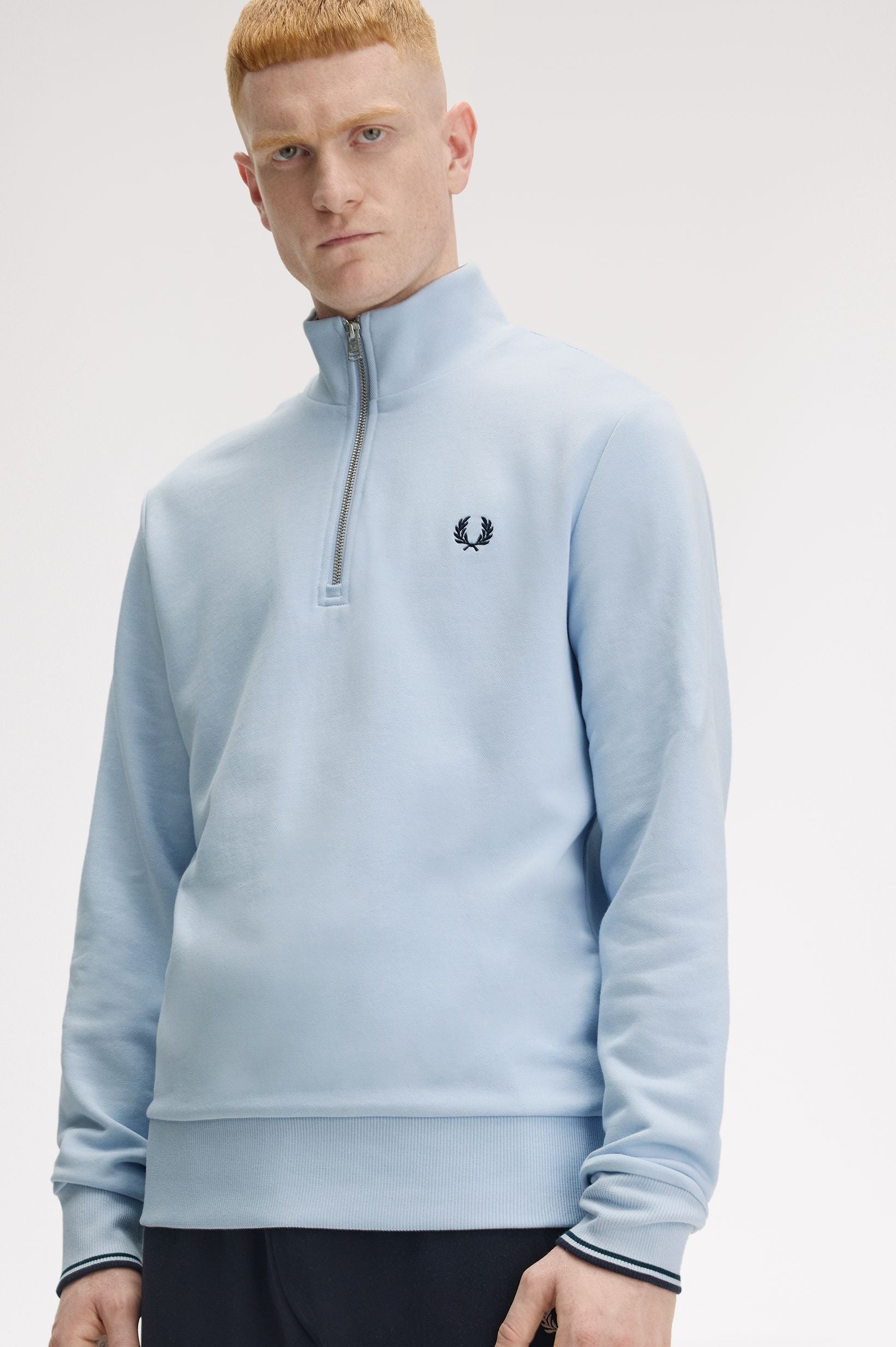 Fred Perry Half Zip Jersey Pure Cotton