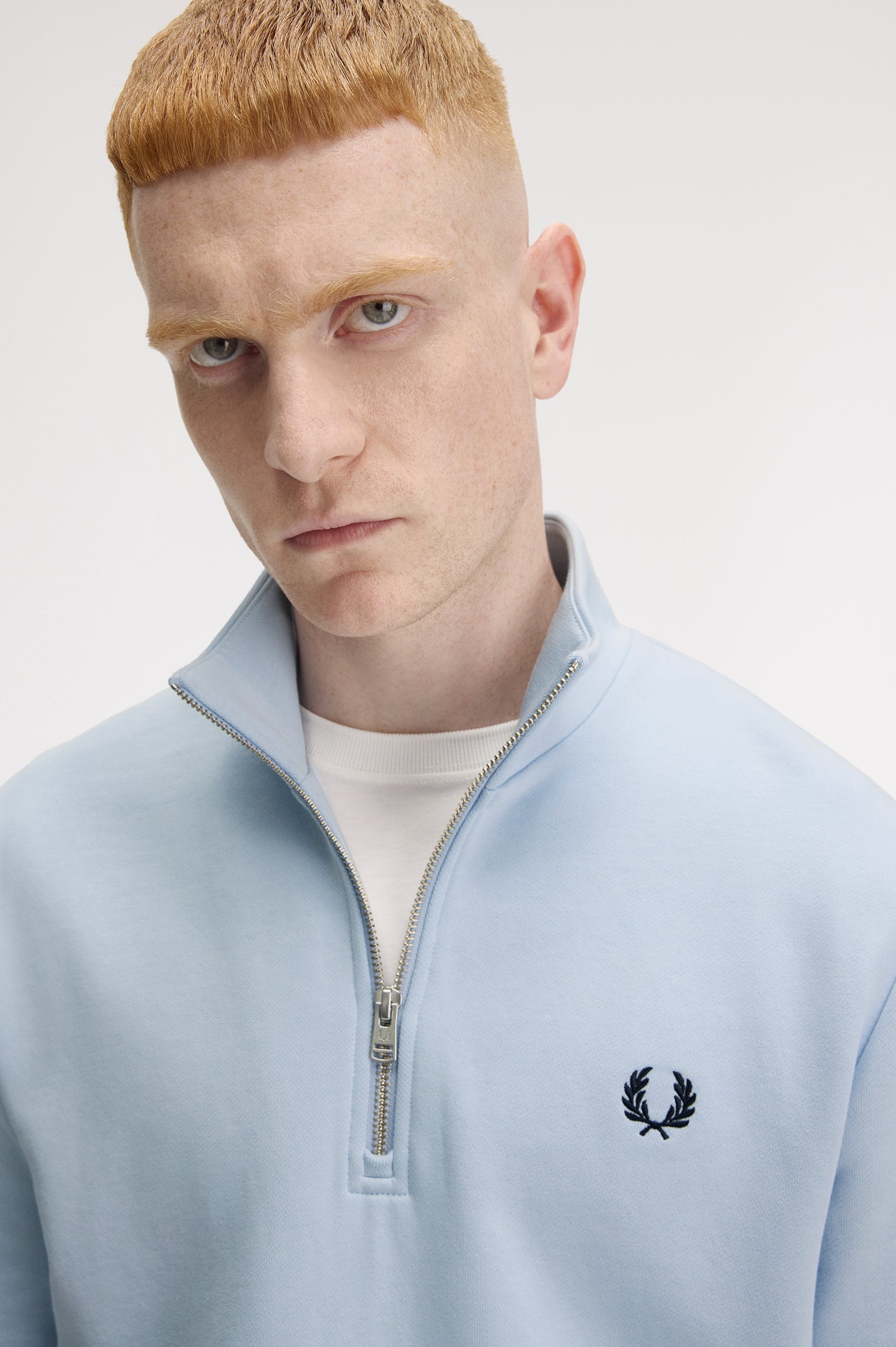 Fred Perry Half Zip Jersey Pure Cotton