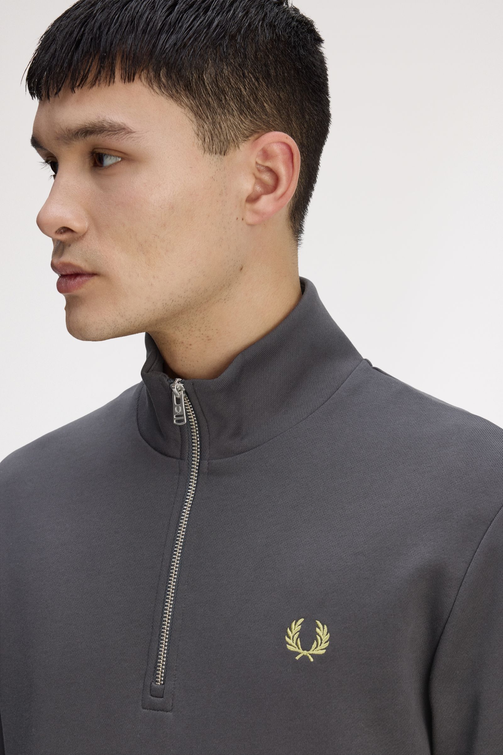 Fred Perry Quater Zip Jersey