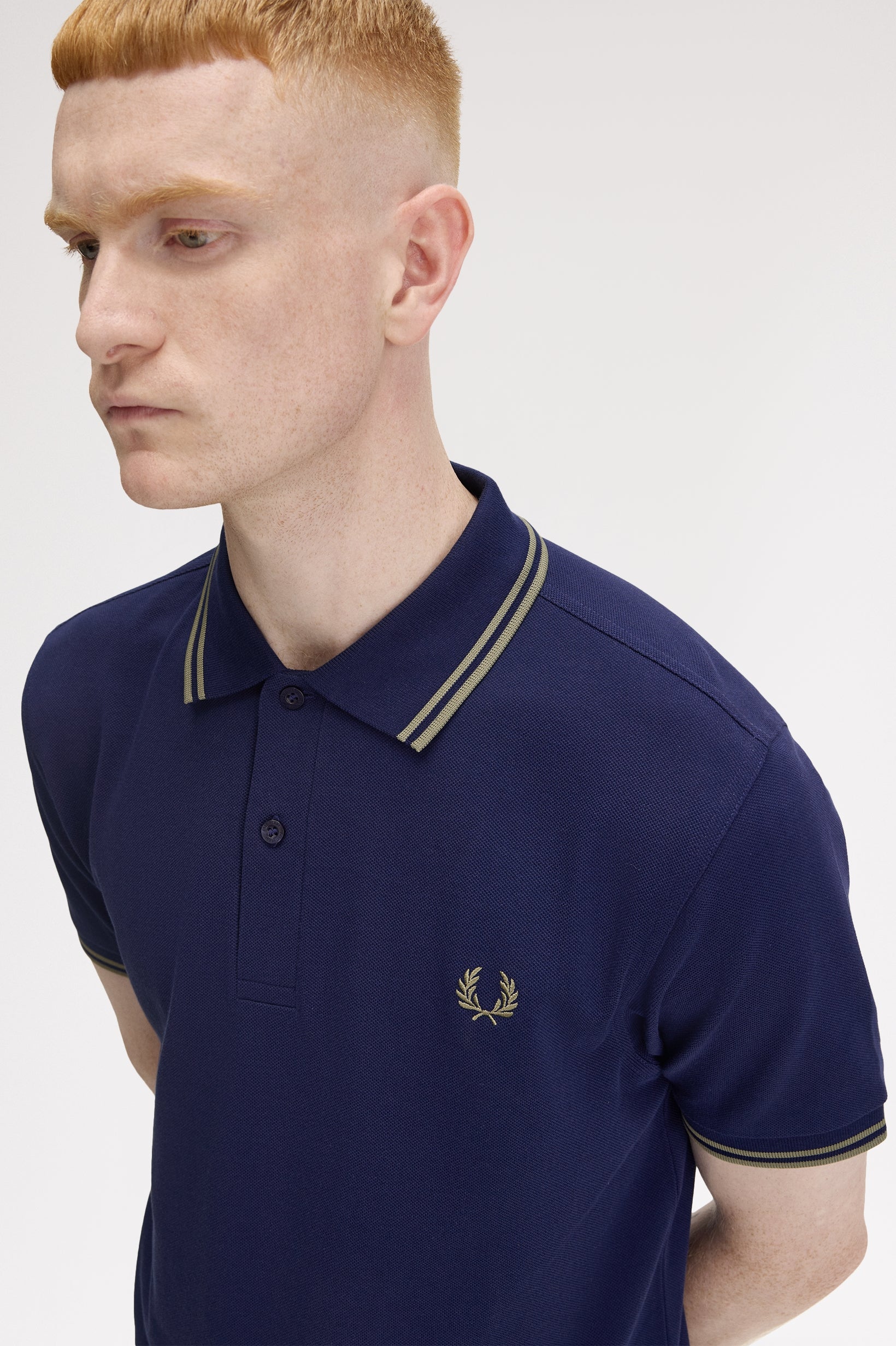 Fred Perry Button Polo Shirt Pure Cotton
