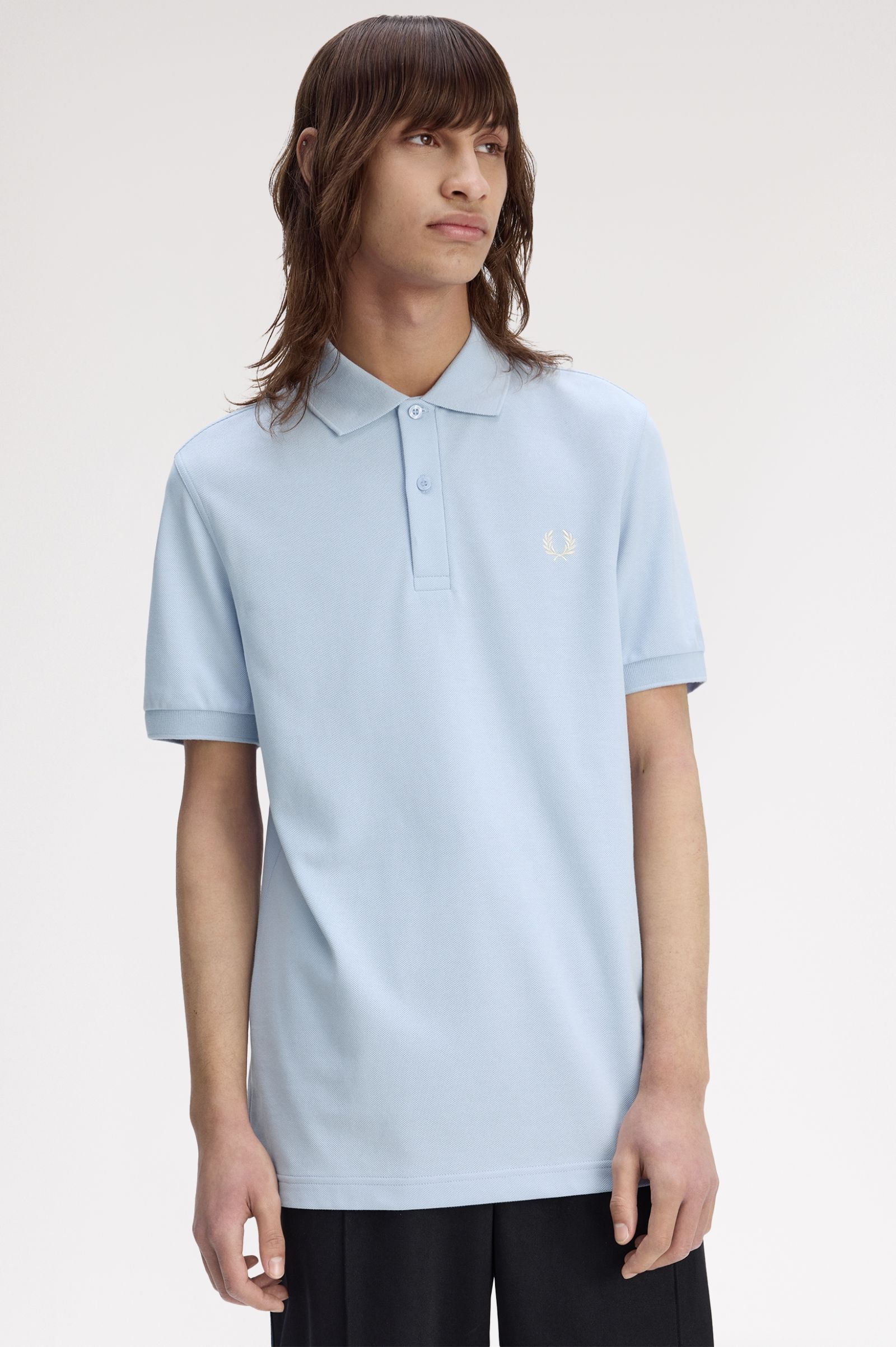 Fred Perry Button Polo Shirt Pure Cotton