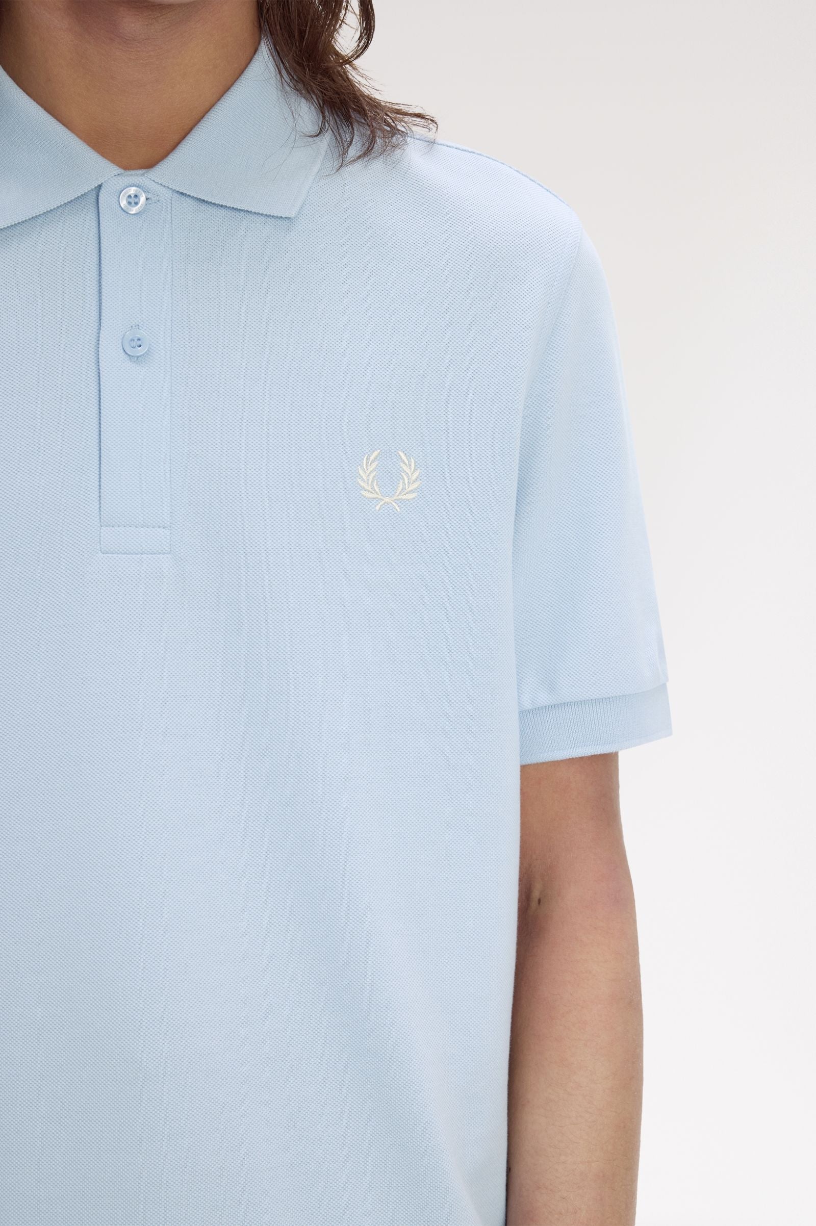 Fred Perry Button Polo Shirt Pure Cotton