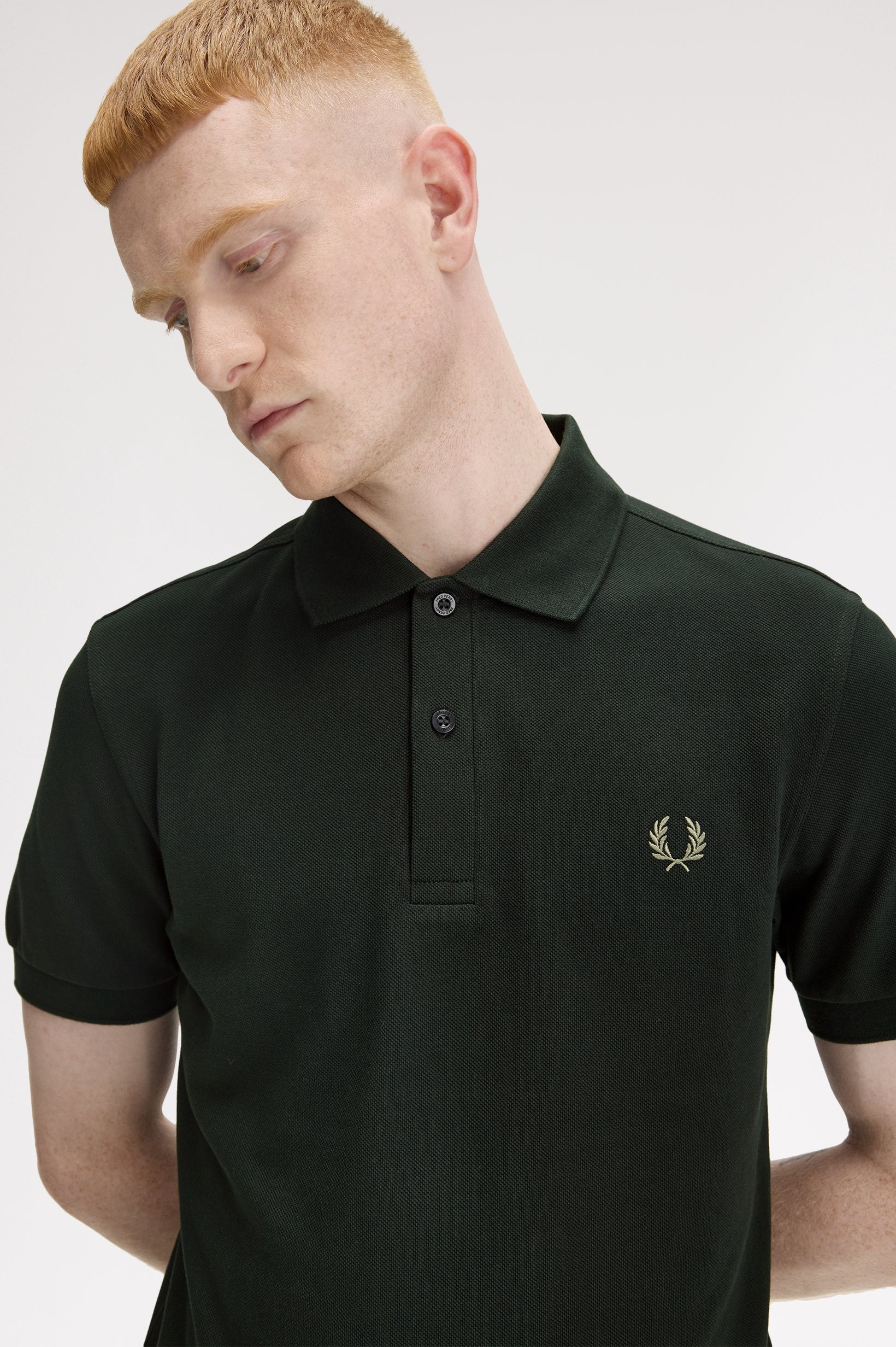 Fred Perry Button Polo Shirt Pure Cotton