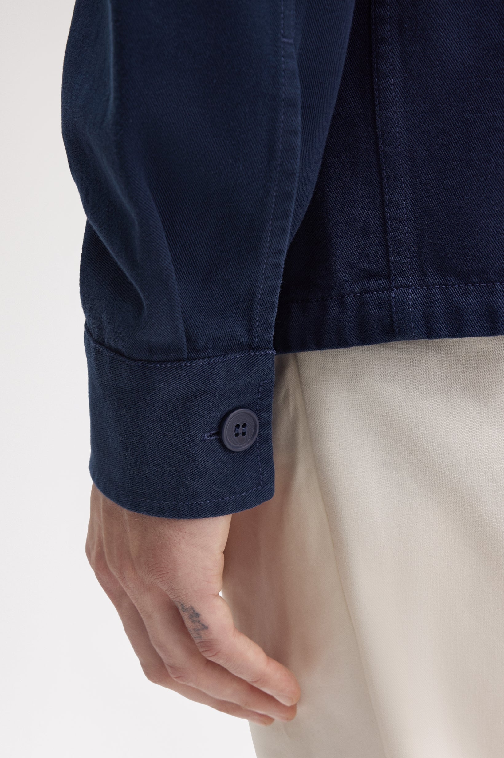 Fred Perry Button Down Over Shirt Jacket
