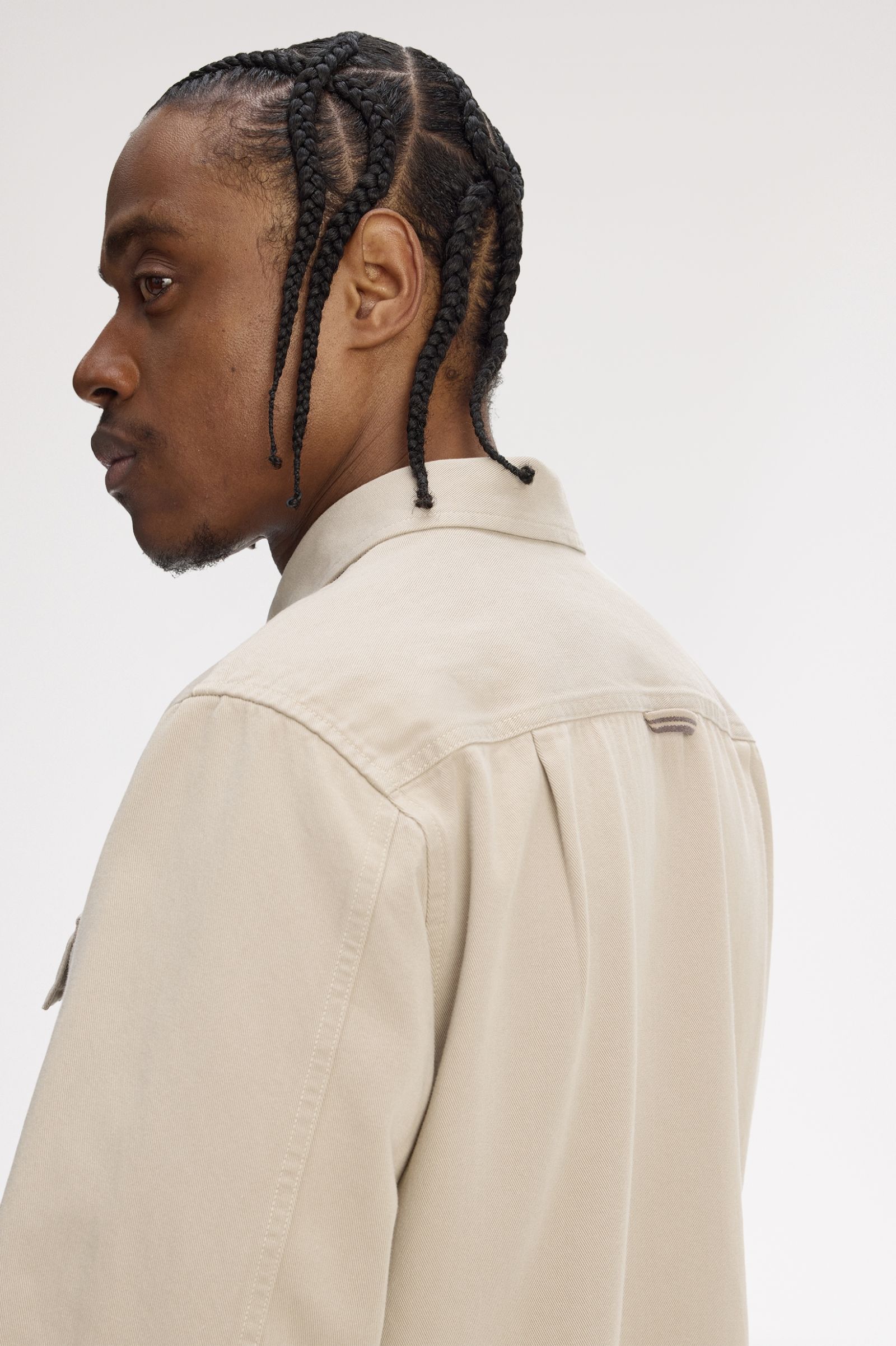 Fred Perry Cotton Twill Zip Through Jacket