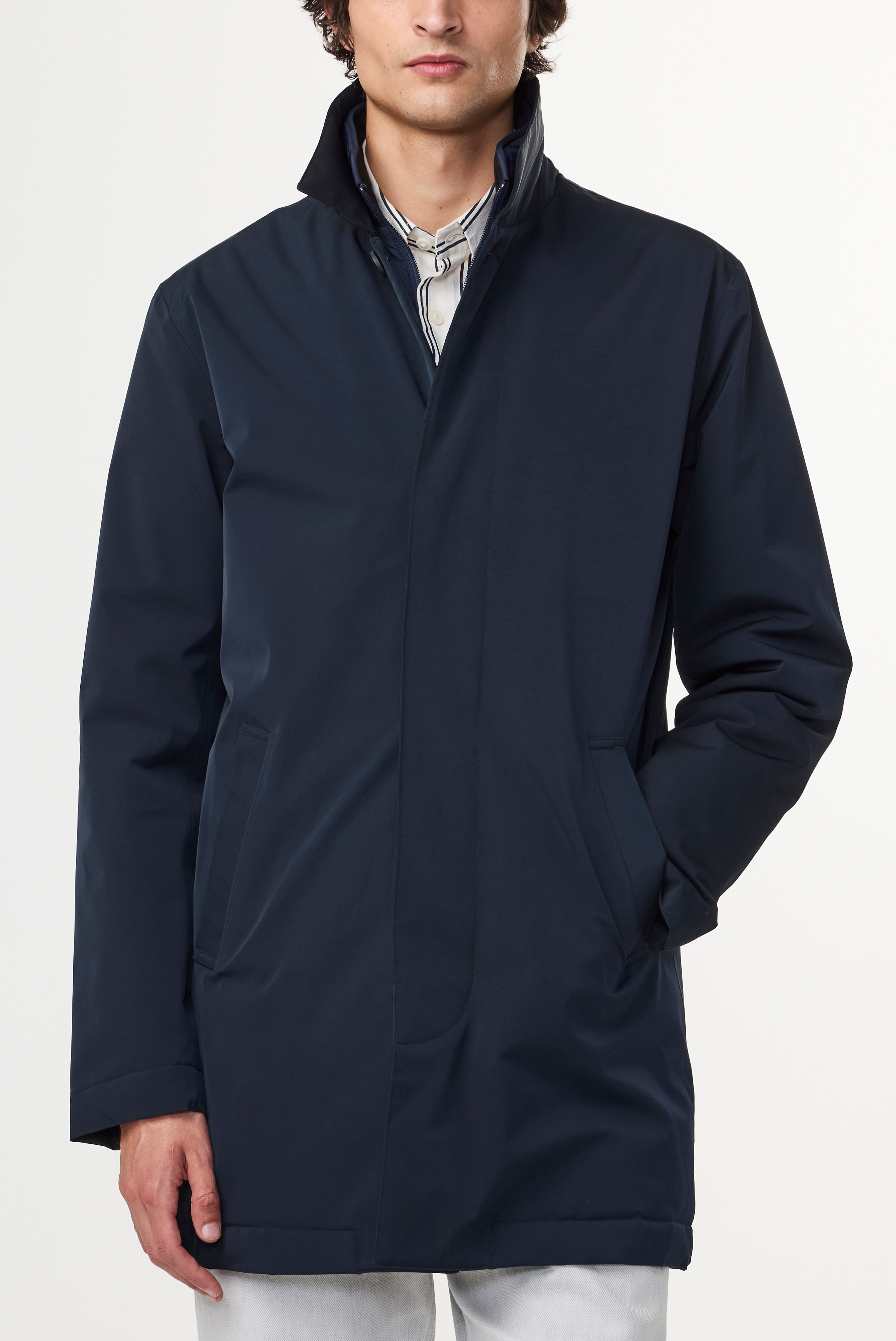 NN07 Blake Padded Insert Over Coat Technical Fabric