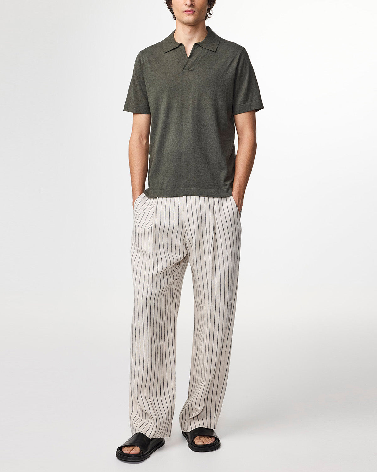 NN07 Ryan Polo Open Collar