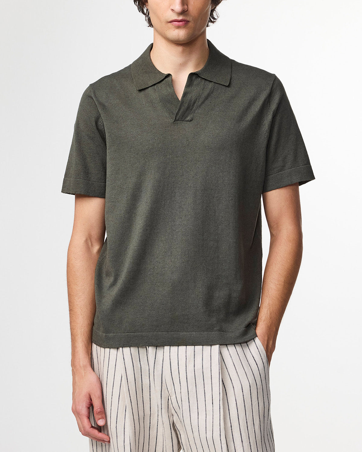 NN07 Ryan Polo Open Collar